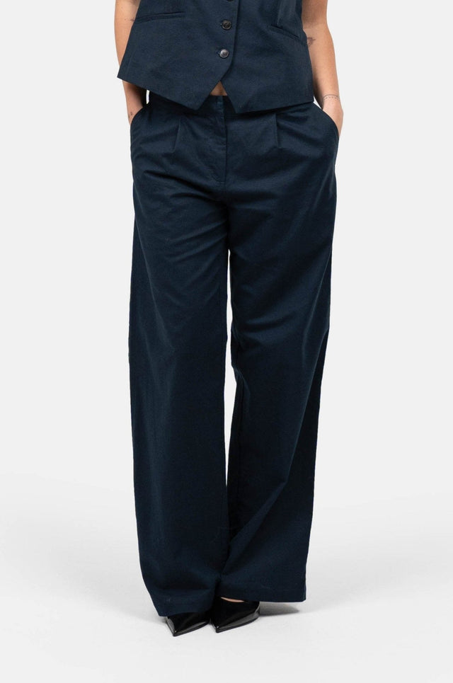 Hør Suitpants Navy | Skagen-clothing.dk