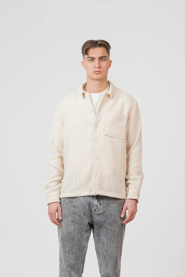 Overshirt Cremehvid | Skagen-clothing.dk