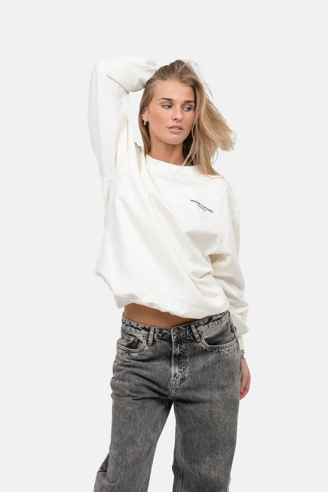 UNMARKED Sweatshirt Hvid | Skagen-clothing.dk