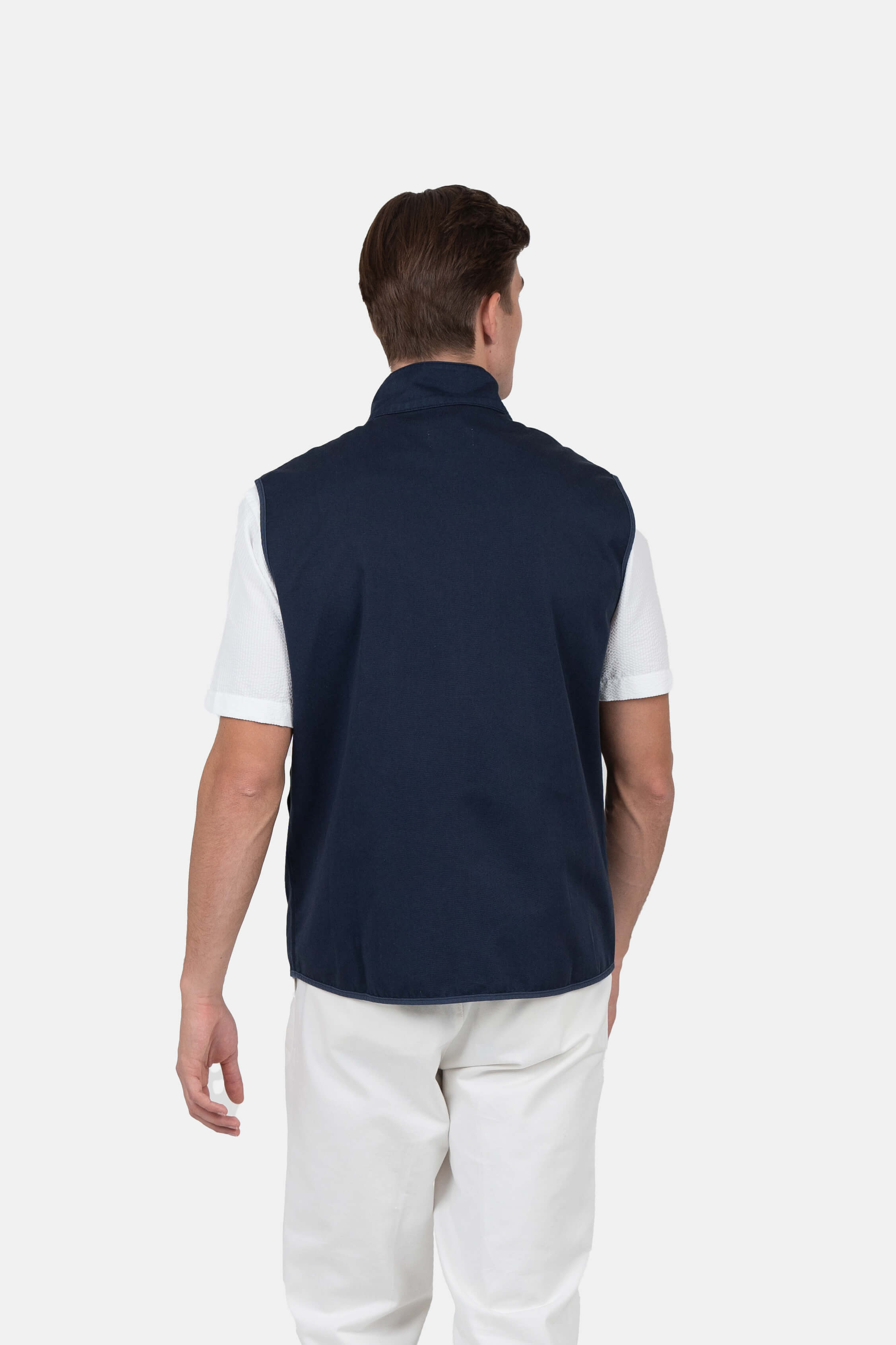 Zip Up Vest Navy |  Skagen-clothing.dk