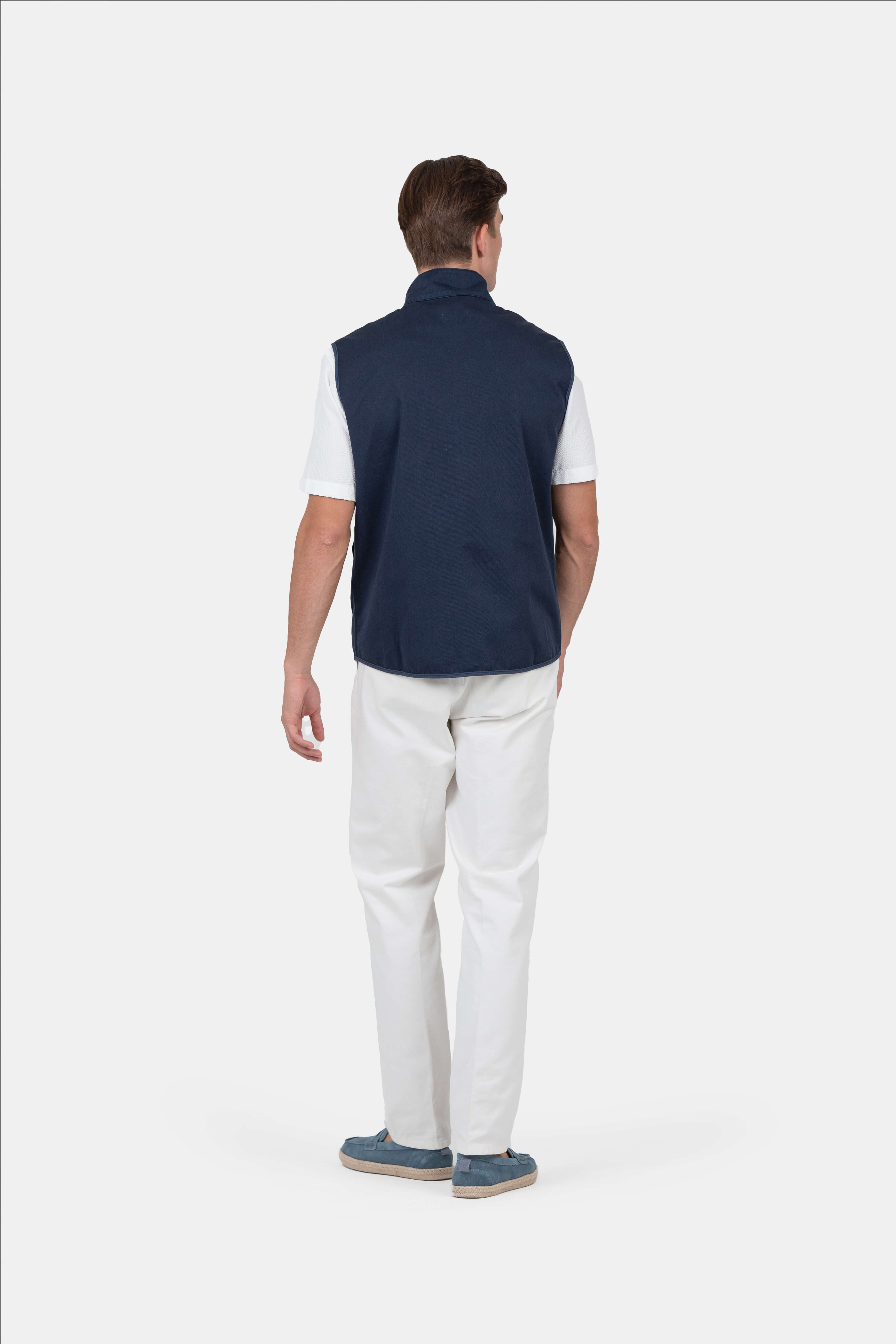 Zip Up Vest Navy |  Skagen-clothing.dk