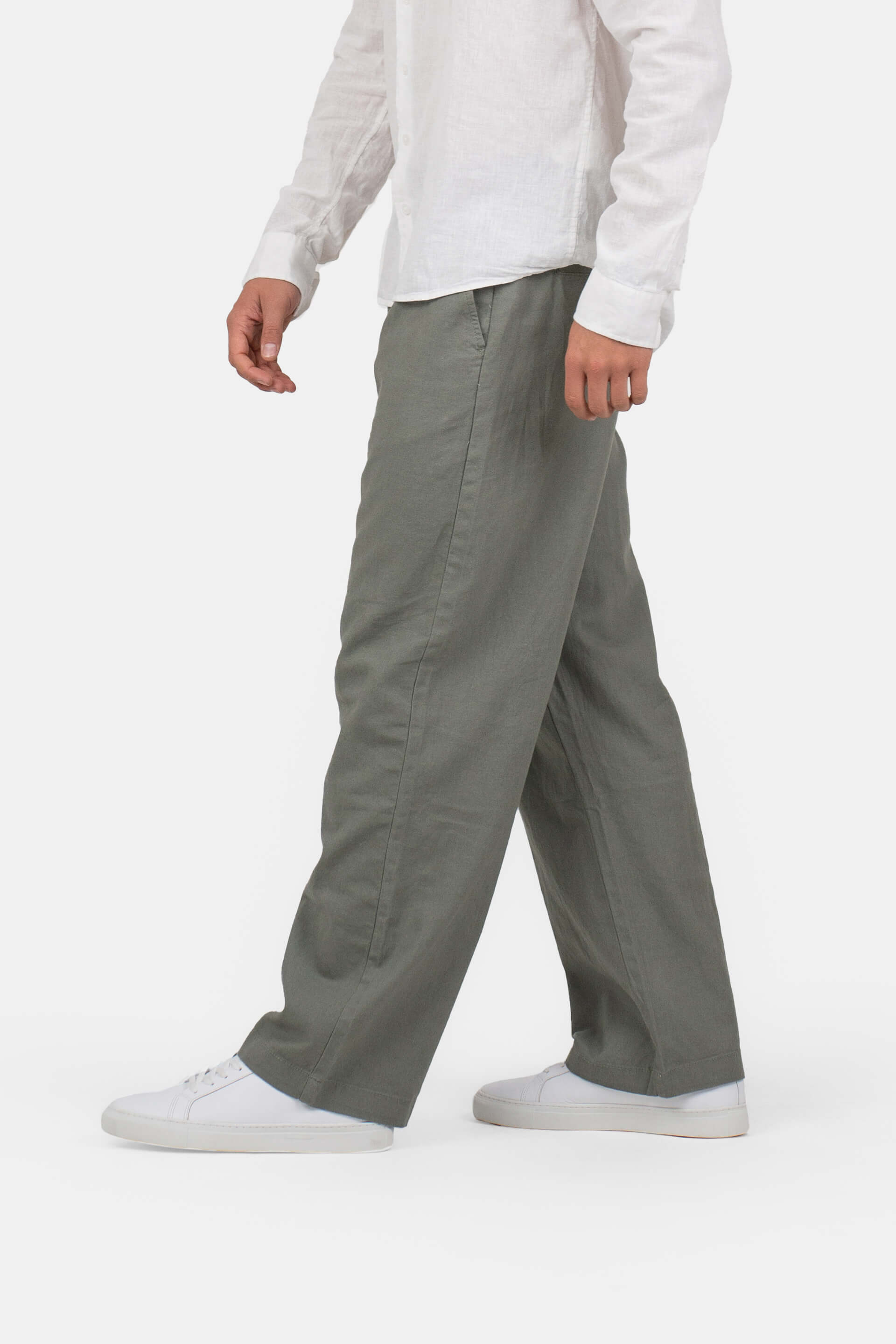 Baggy Hørbukser Army |  Skagen-clothing.dk