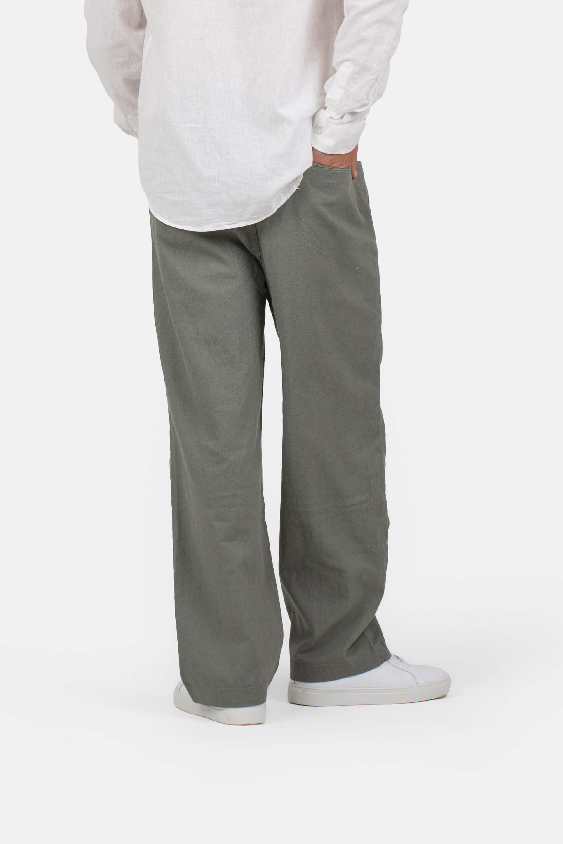 Baggy Hørbukser Army |  Skagen-clothing.dk
