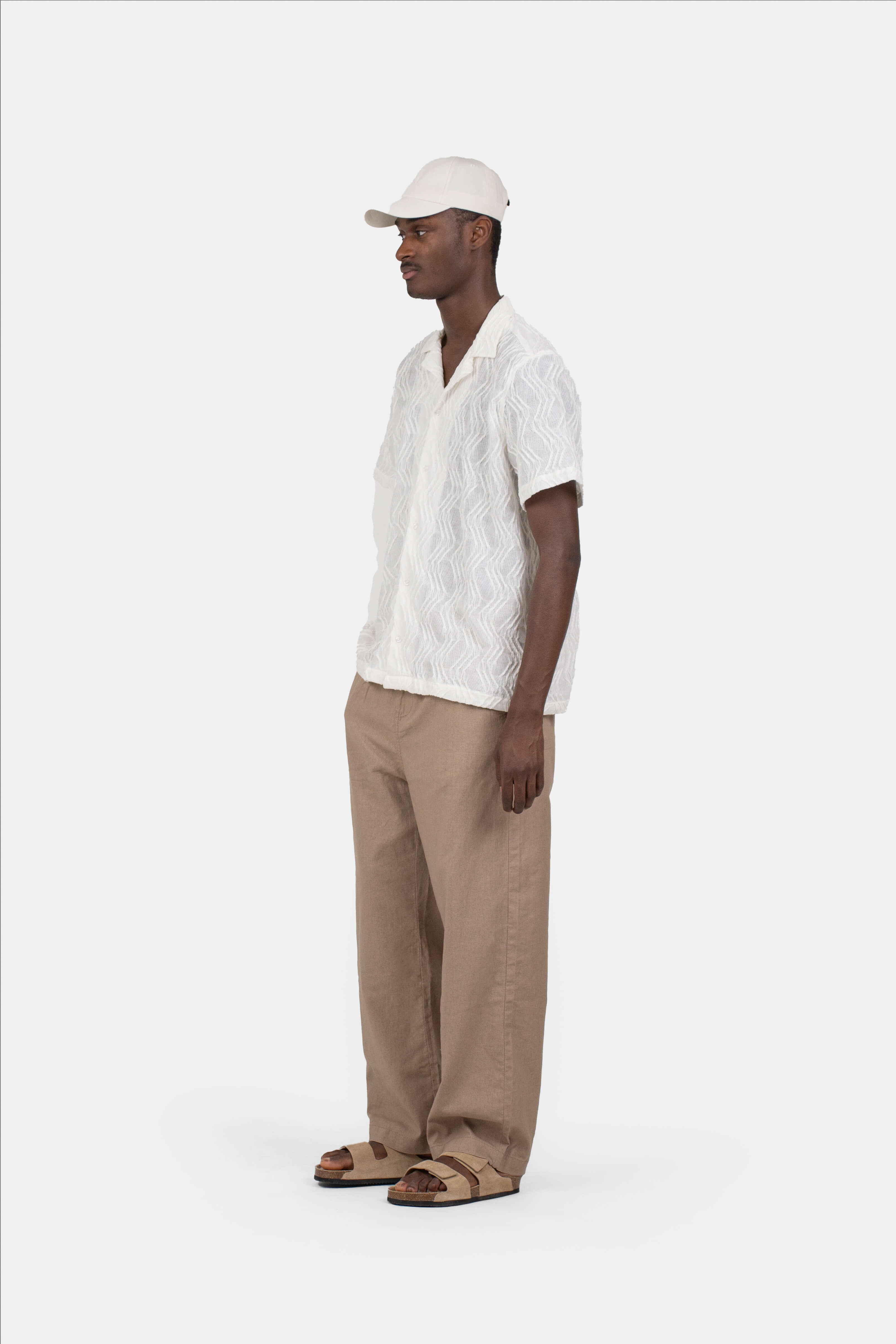 Baggy Hørbukser Mokka |  Skagen-clothing.dk