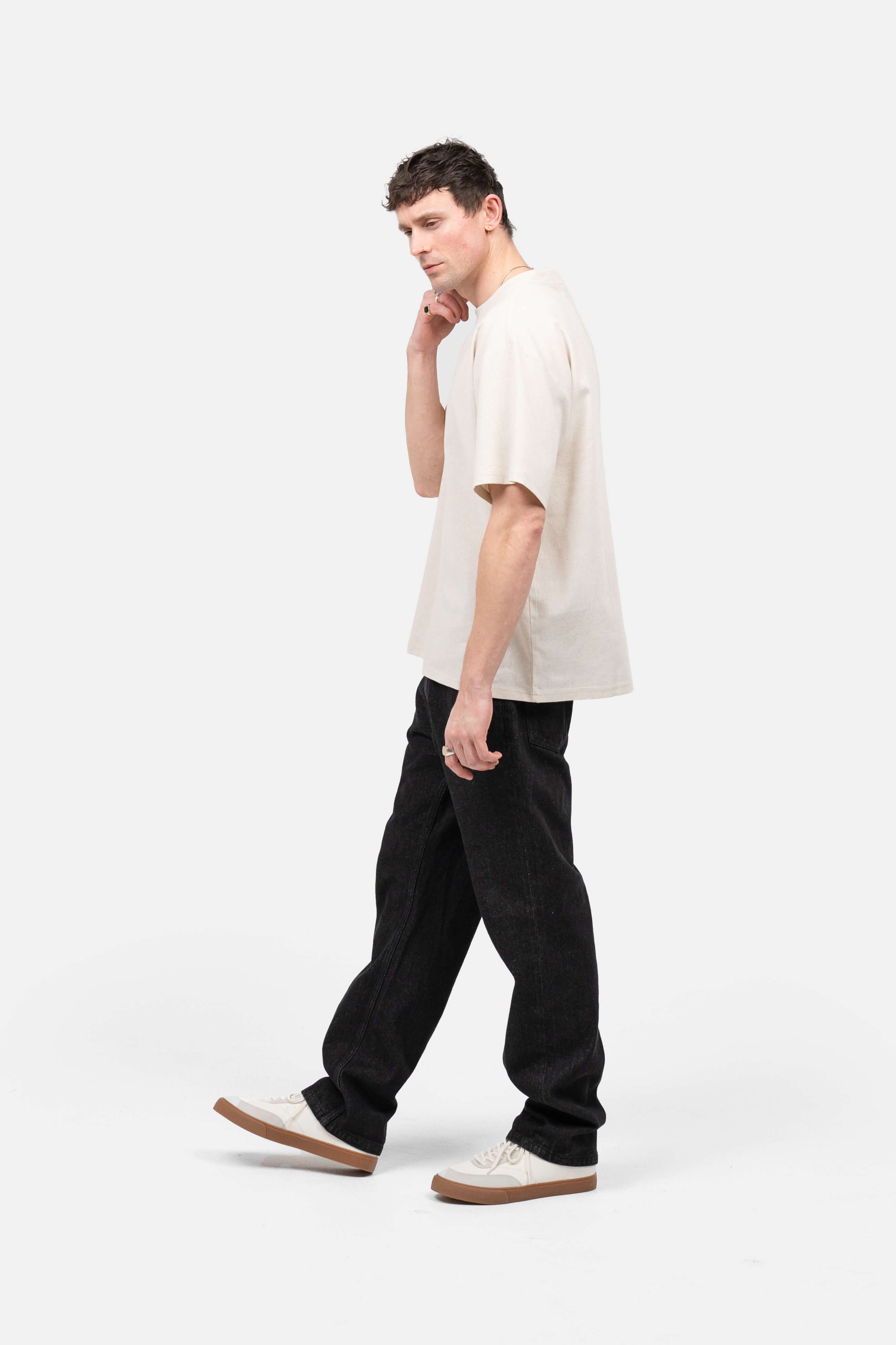 Hør T-shirt Beige |  Skagen-clothing.dk