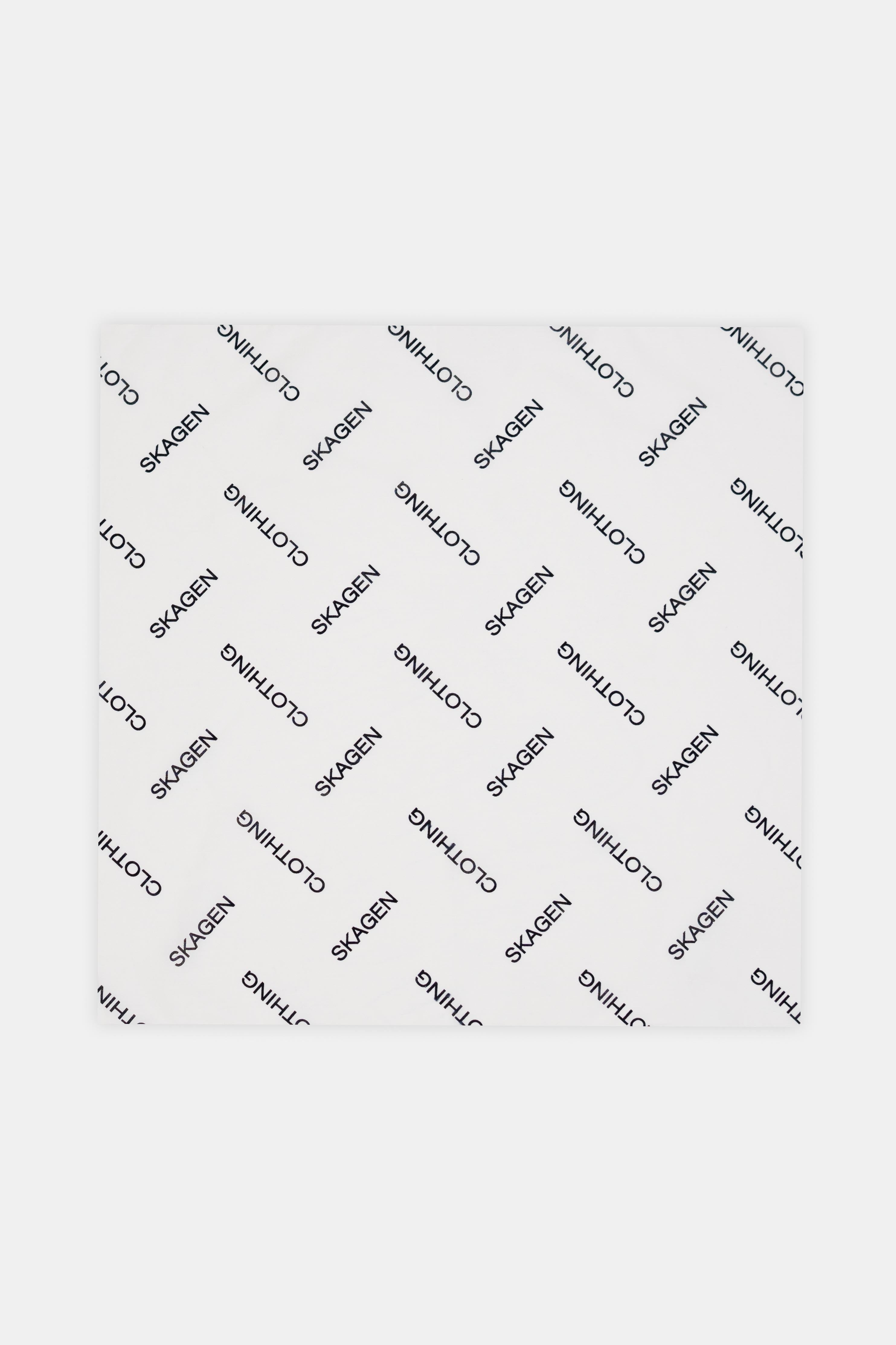 Monogram Bandana Hvid |  Skagen-clothing.dk