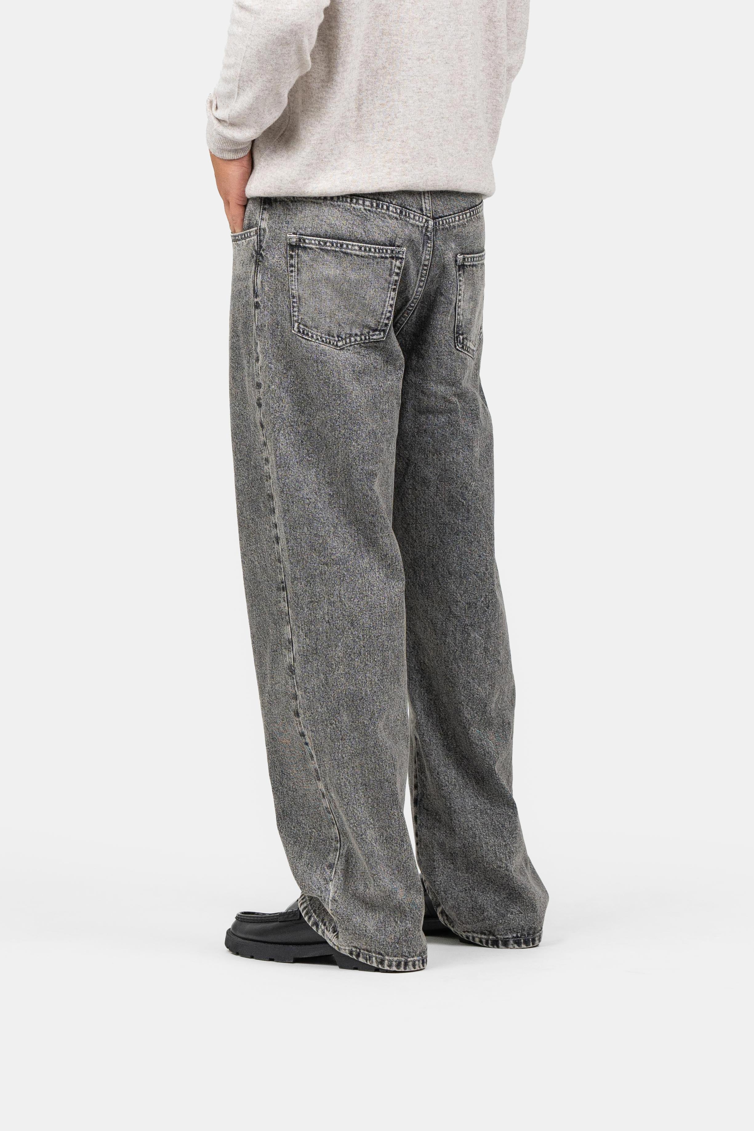Baggy Denim Jeans Washed Grey