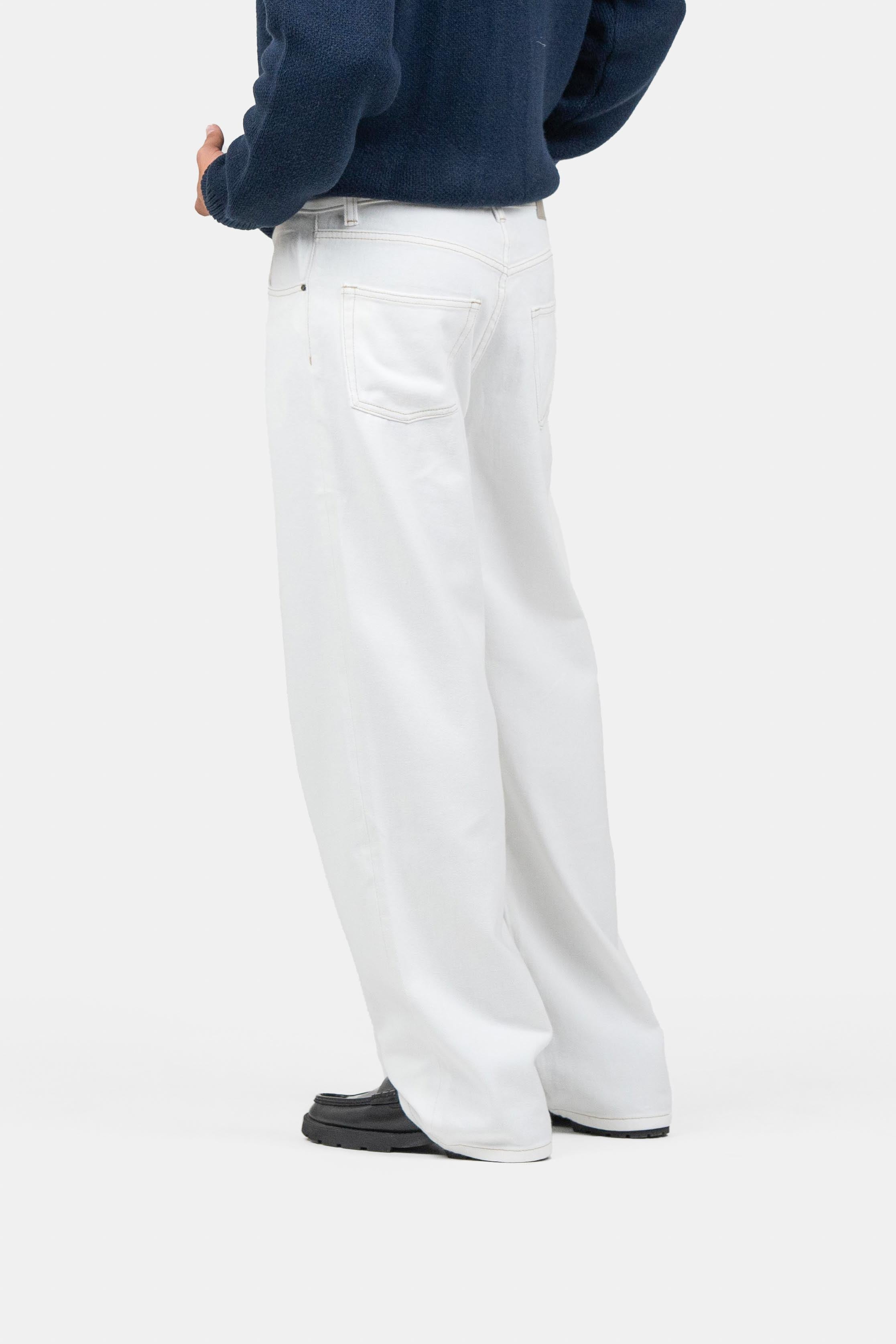 Baggy Denim Jeans White