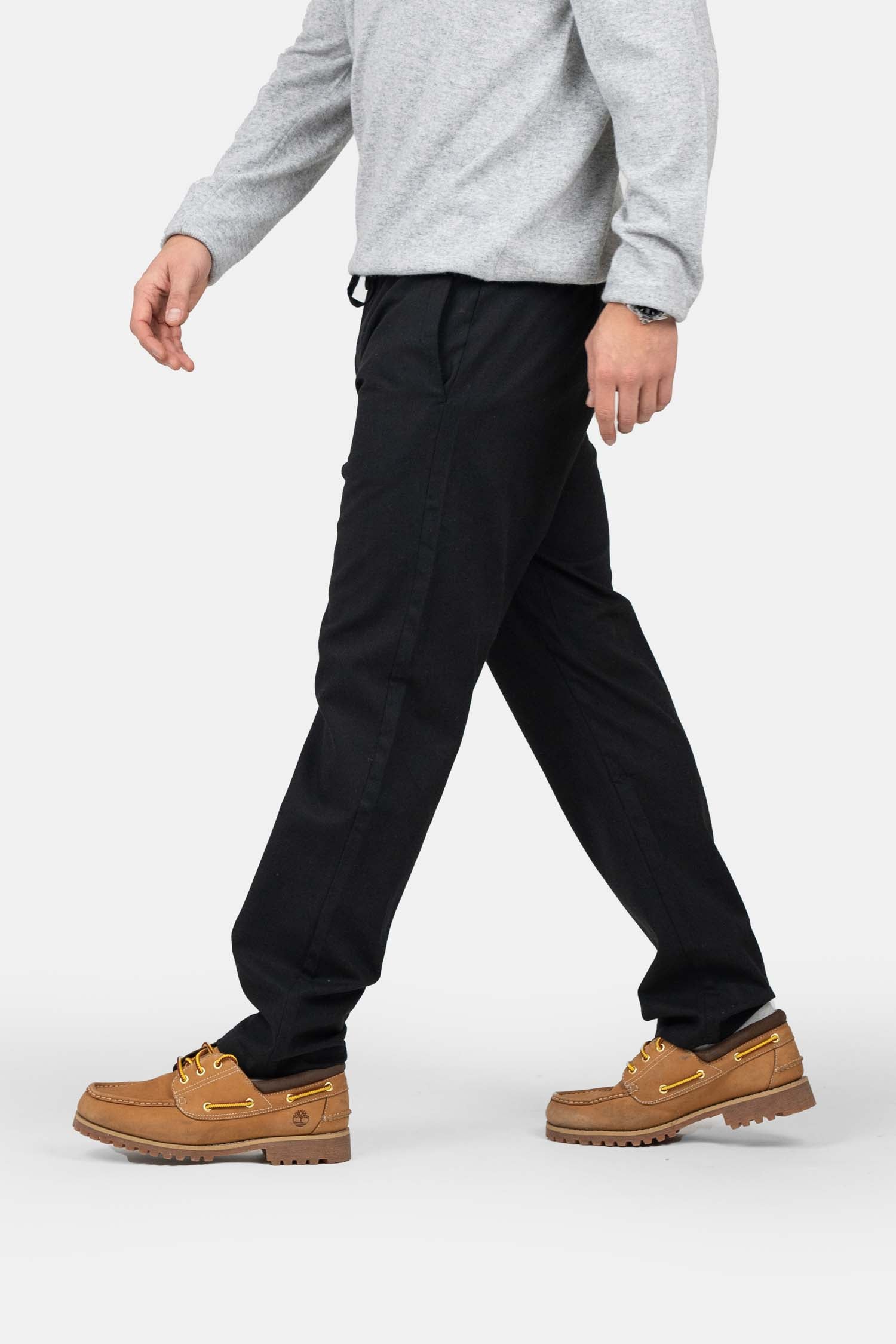 Heavyweight Linbukse Svart