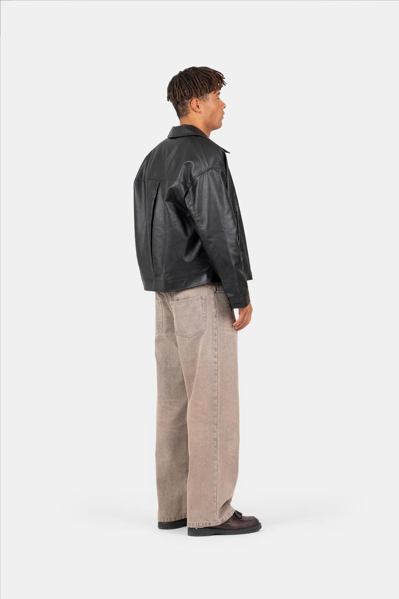 Baggy Denim Jeans Rose Vintage Wash
