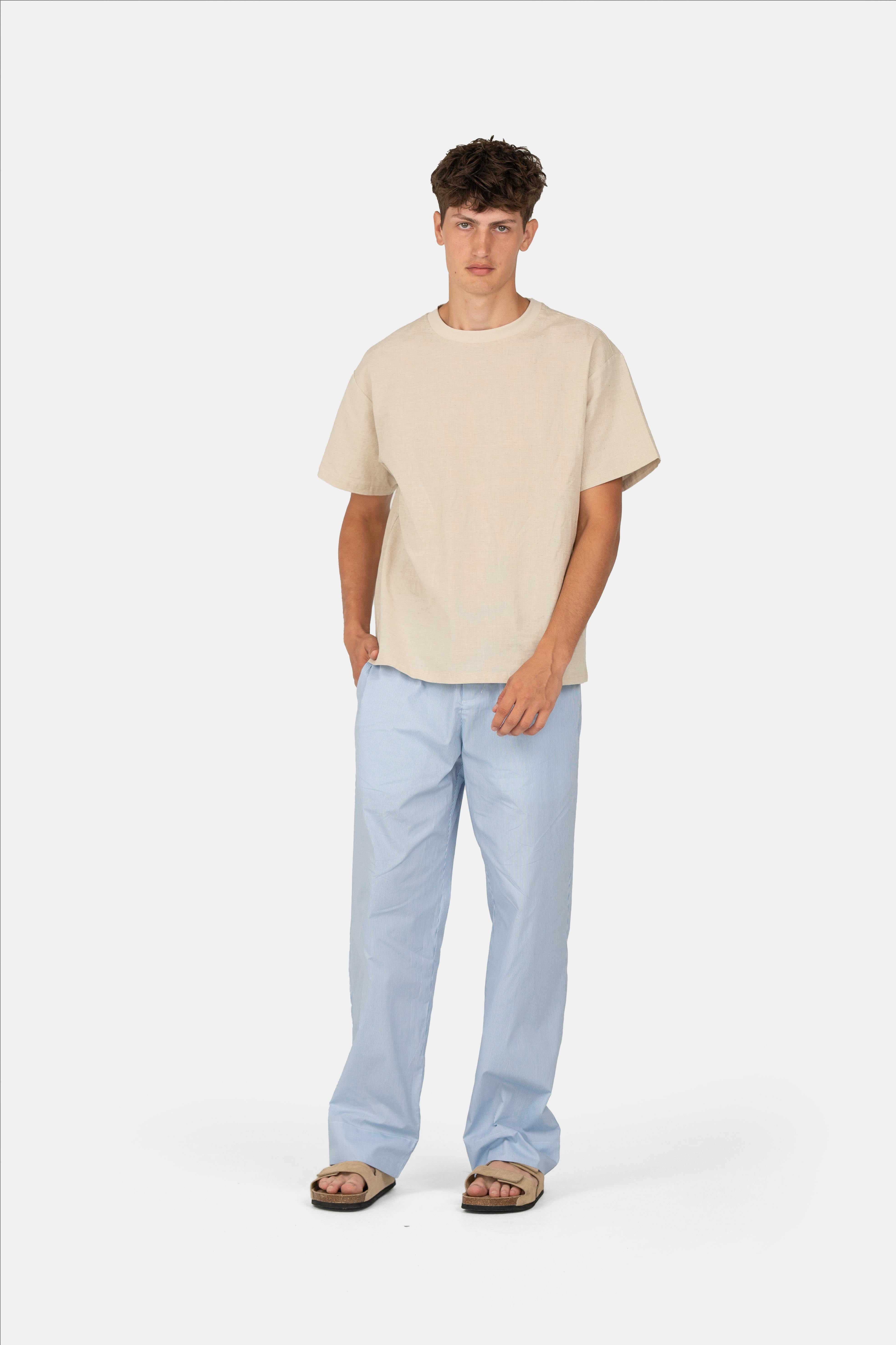 Pyjamas Pants Blå Stripete