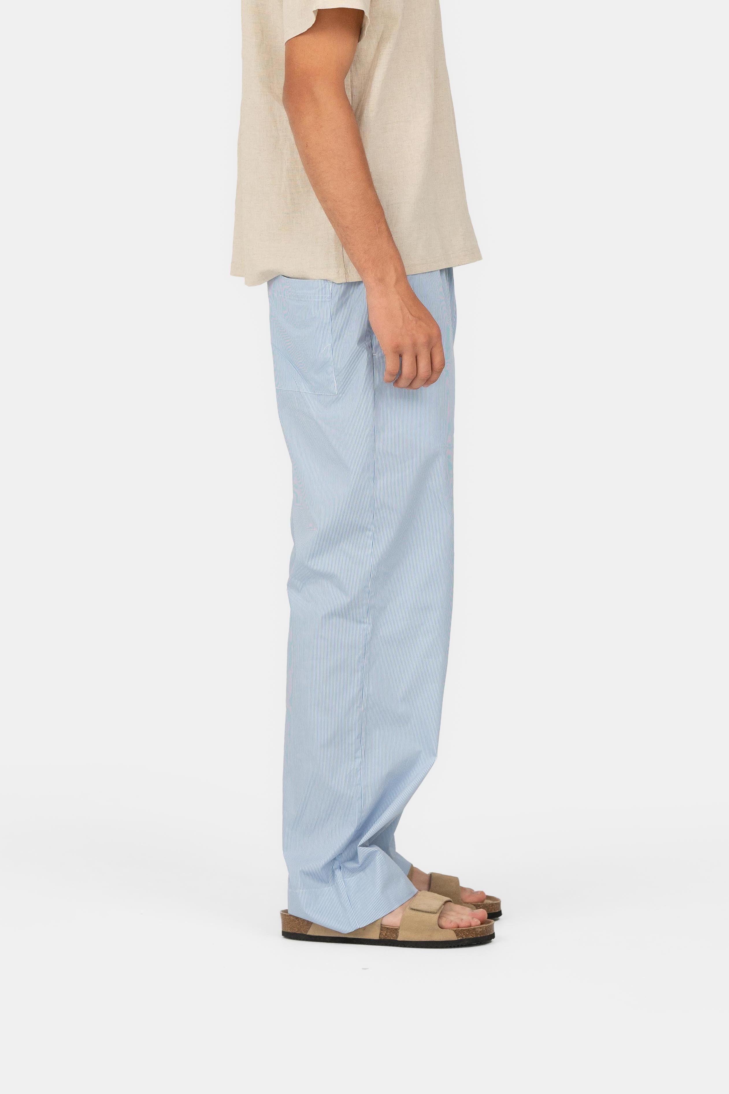 Pyjamas Pants Blå Stripete