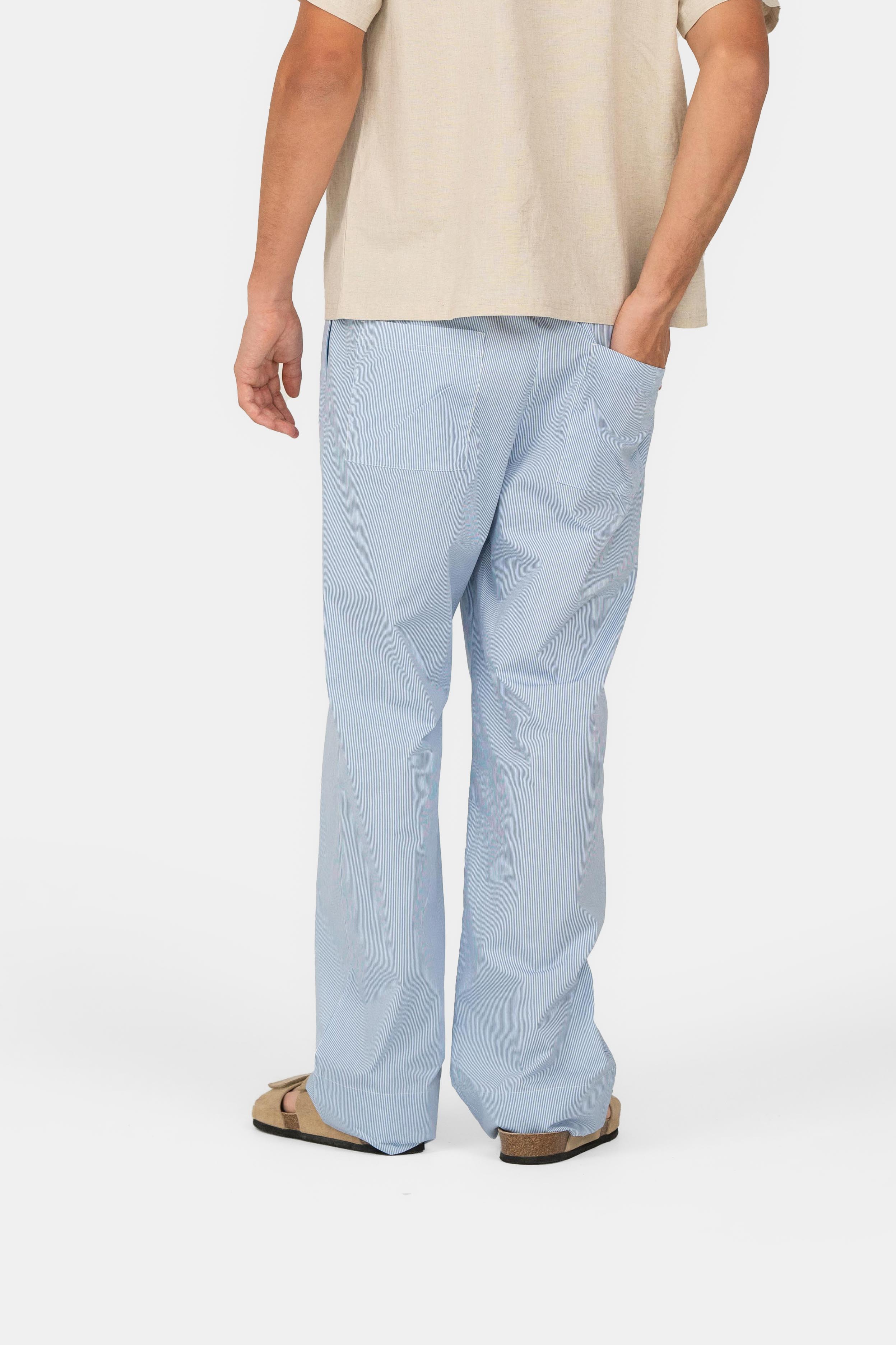 Pyjamas Pants Blå Stripete