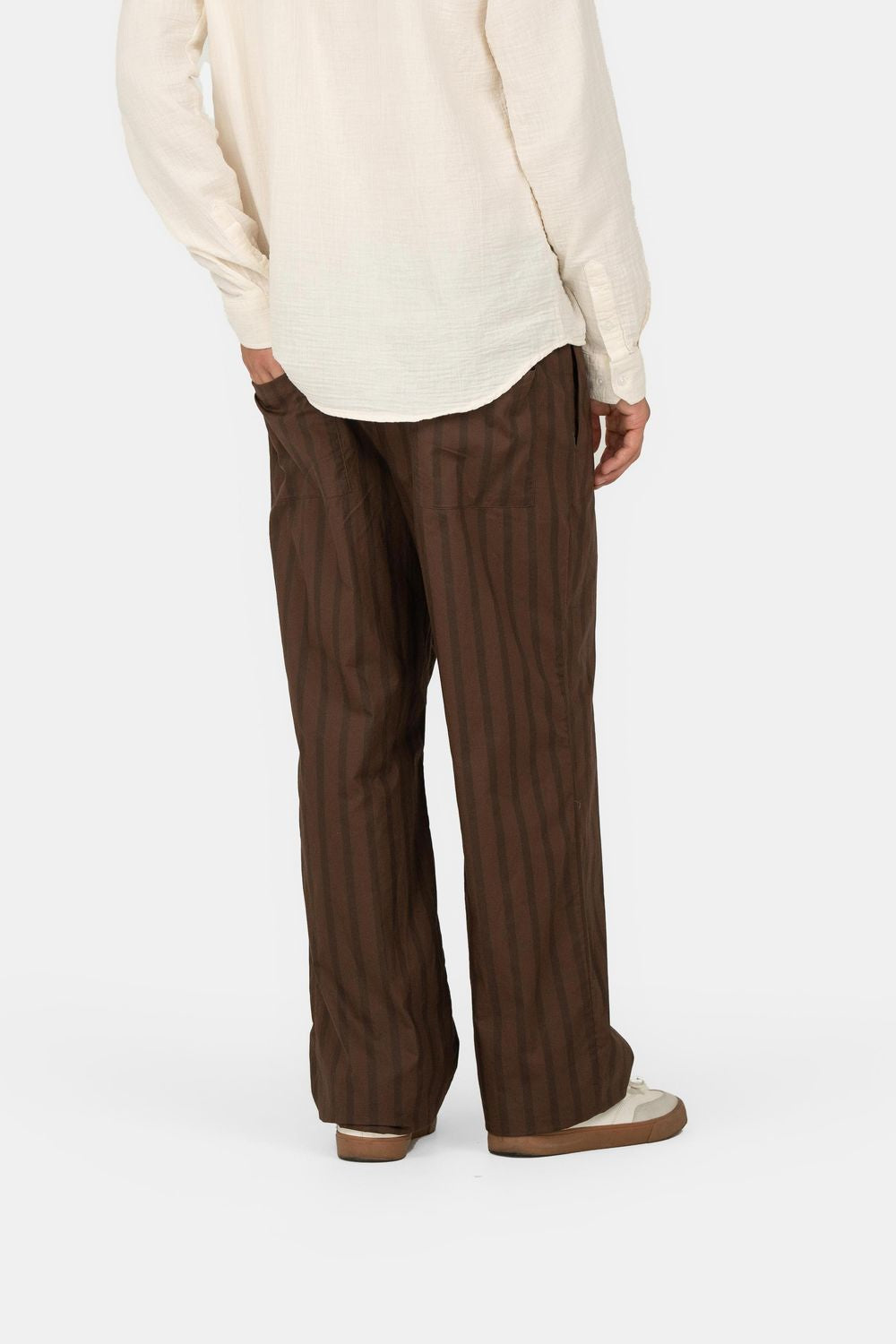 Pyjamas Pants Brun stribet |  Skagen-clothing.dk