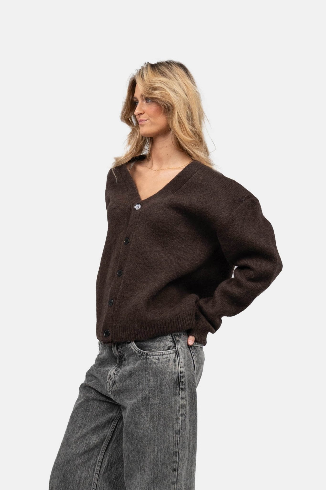 Cardigan Brun |  Skagen-clothing.dk
