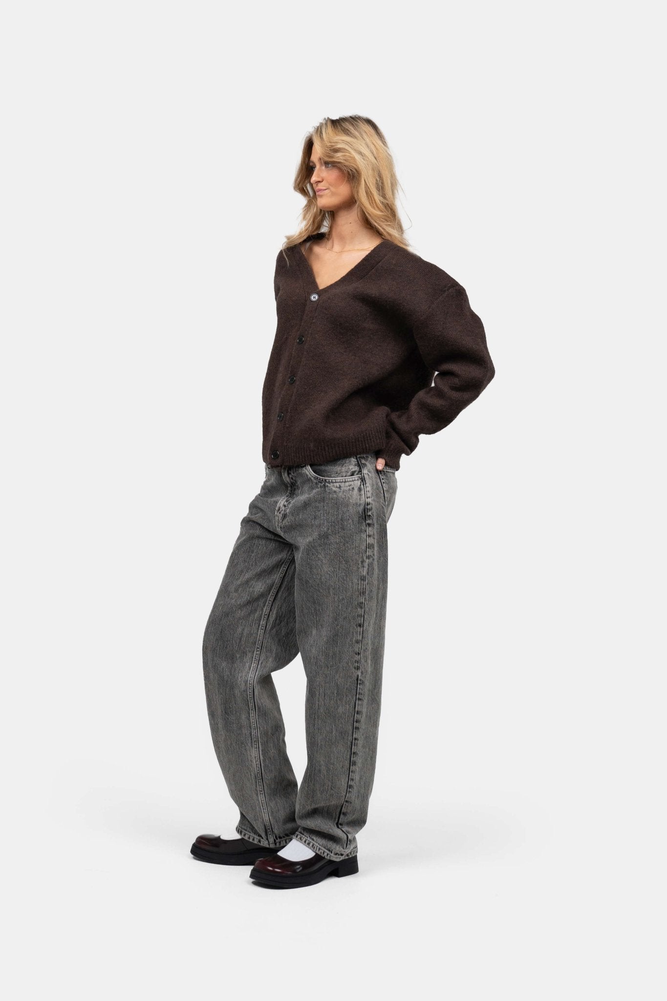 Cardigan Brun |  Skagen-clothing.dk