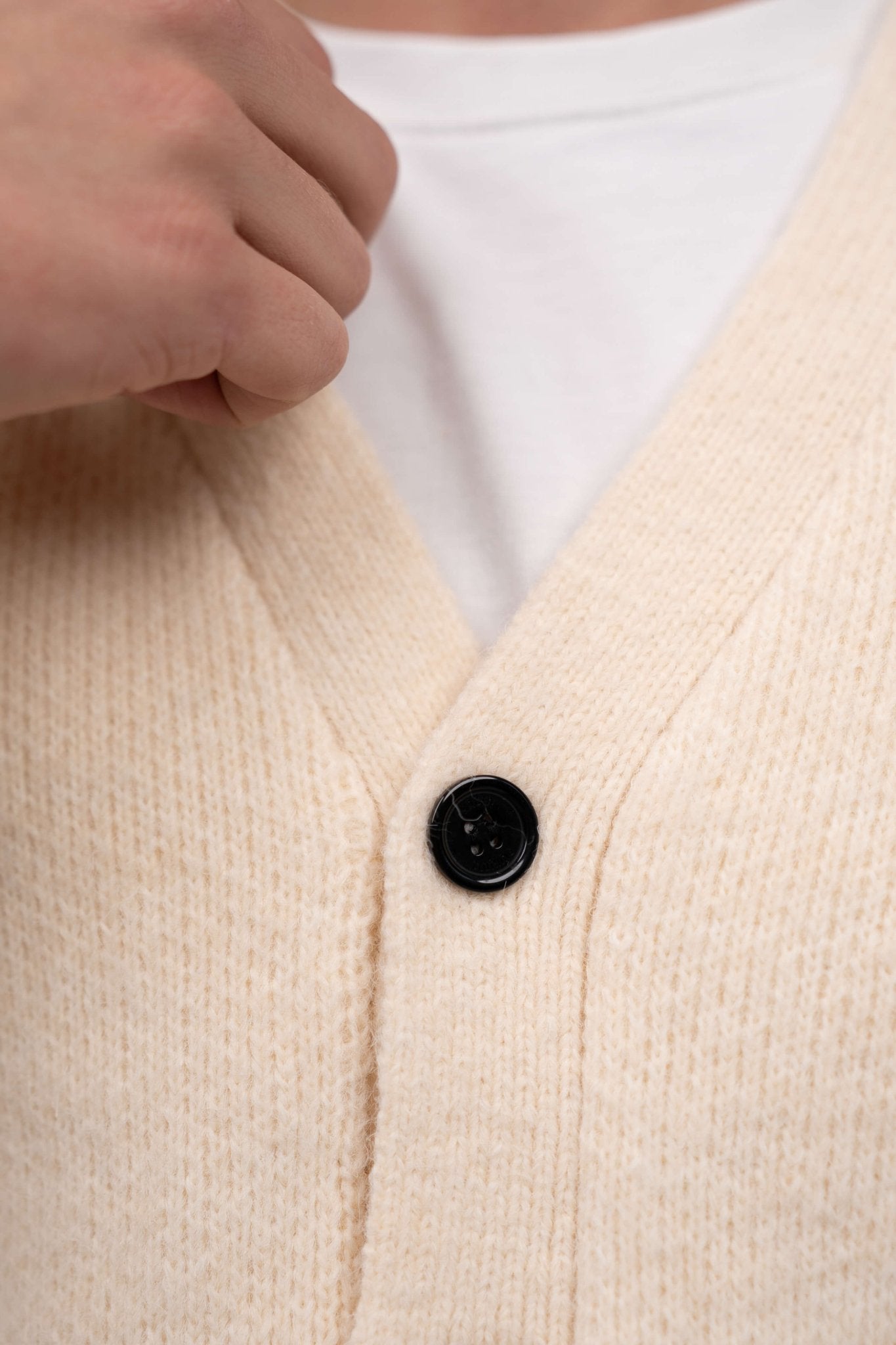 Cardigan Cremehvid |  Skagen-clothing.dk
