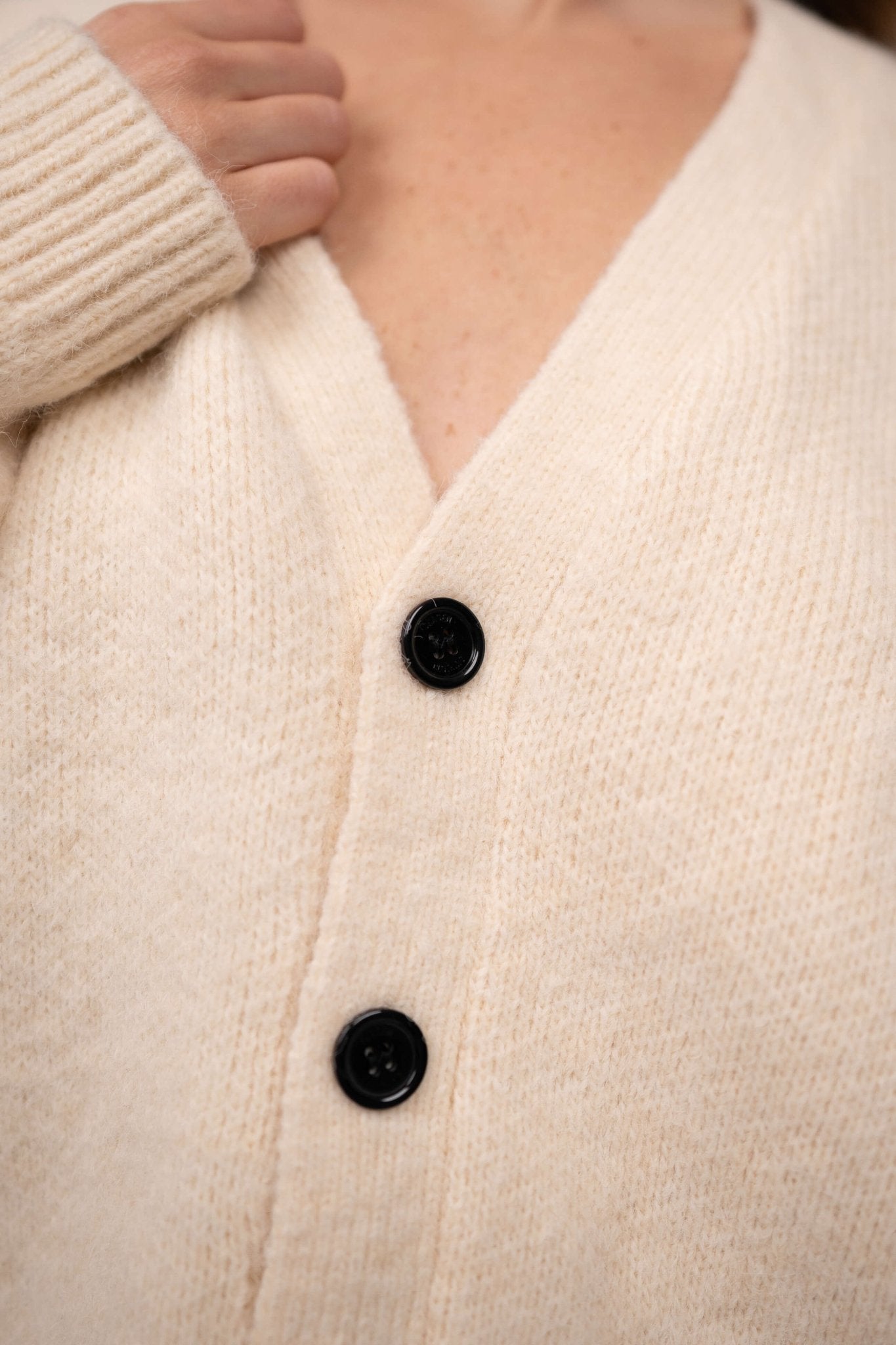 Cardigan Cremehvid |  Skagen-clothing.dk