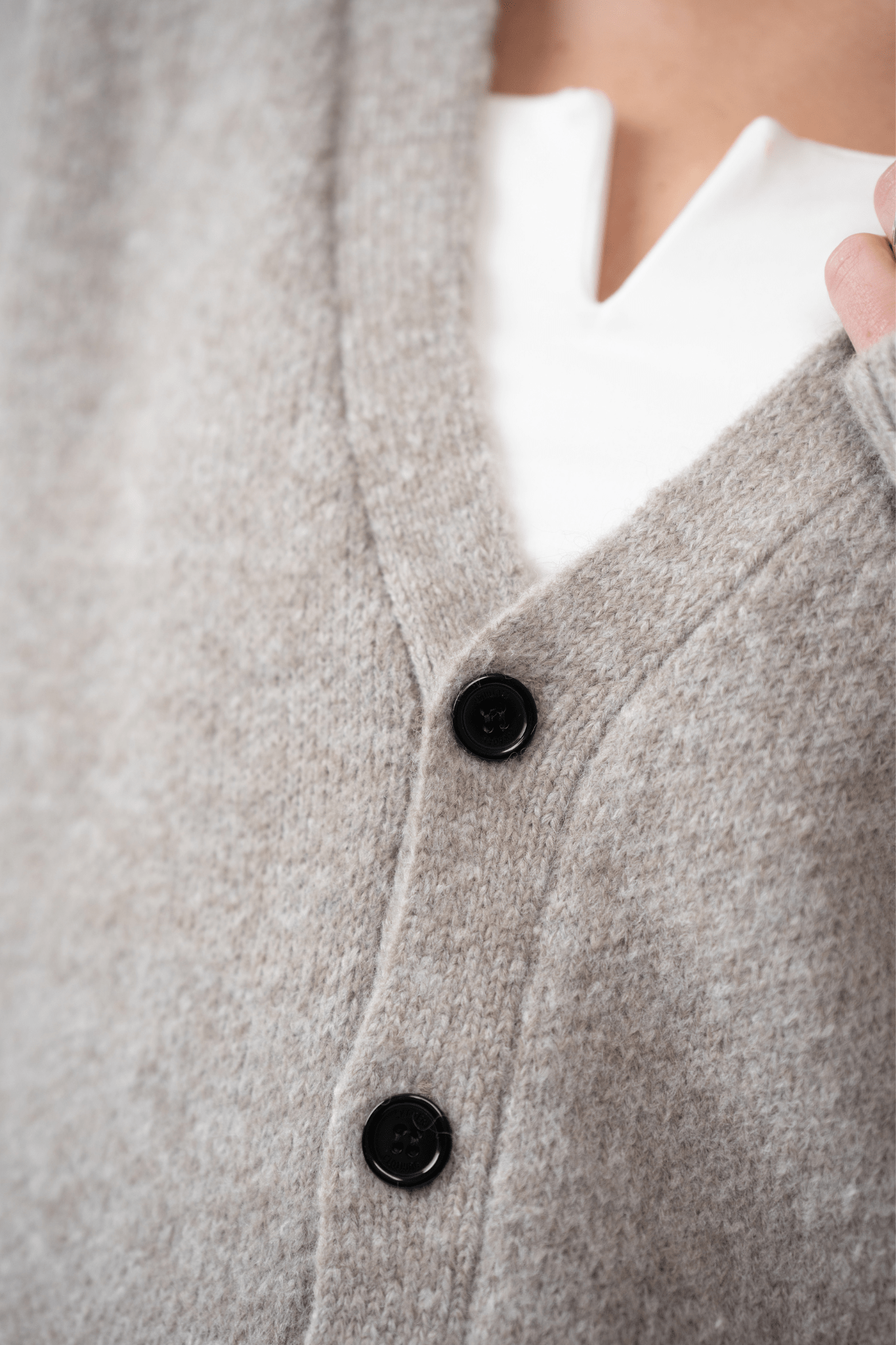 Cardigan Grå |  Skagen-clothing.dk