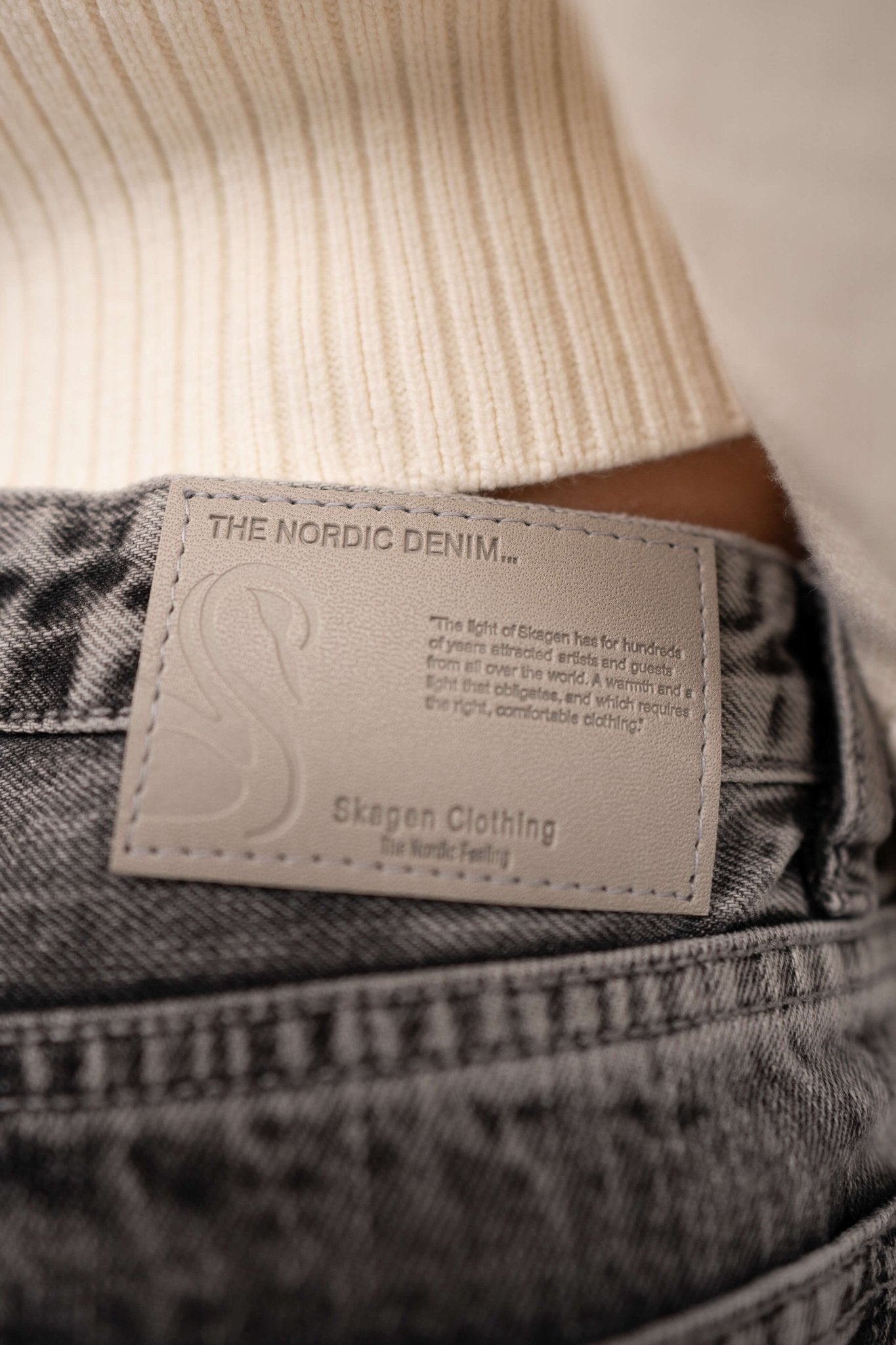 Denim Jeans Washed Grey |  Skagen-clothing.dk