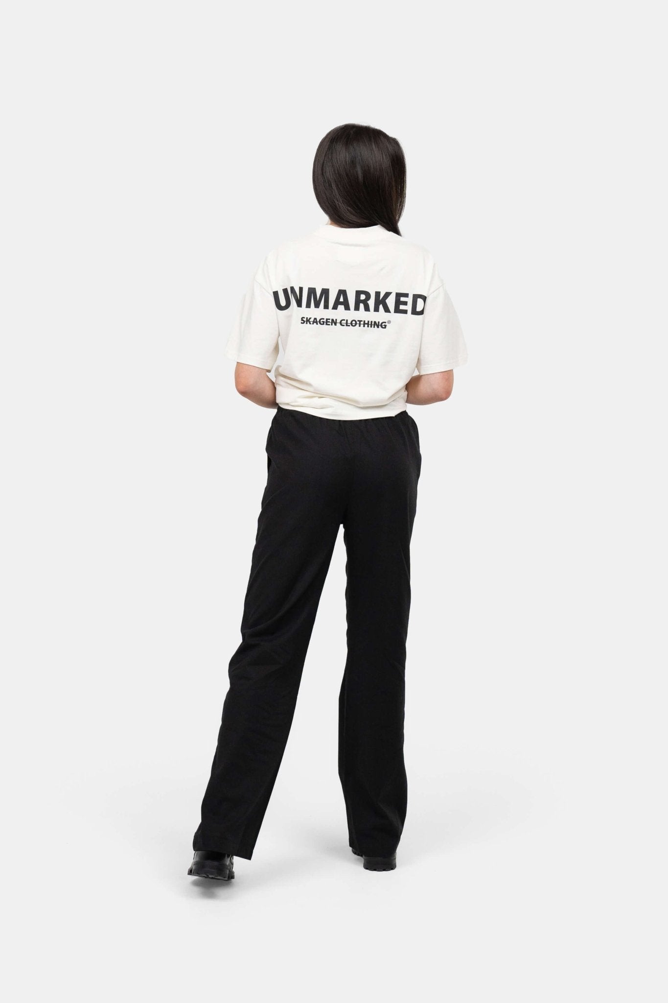 Heavyweight Hørbukser Højtaljede Sort |  Skagen-clothing.dk