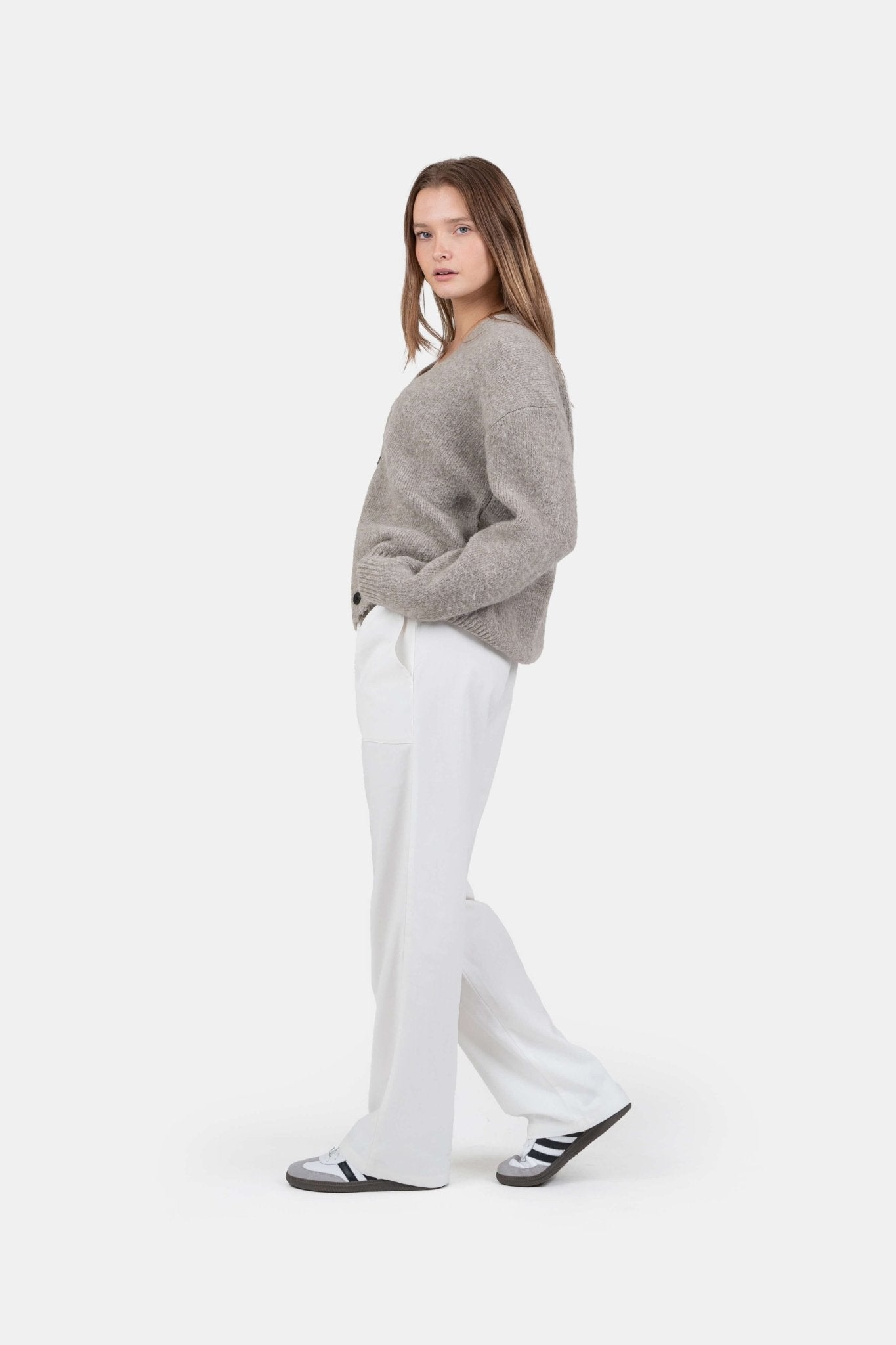 Heavyweight Hørbukser Lavtaljede Hvid |  Skagen-clothing.dk