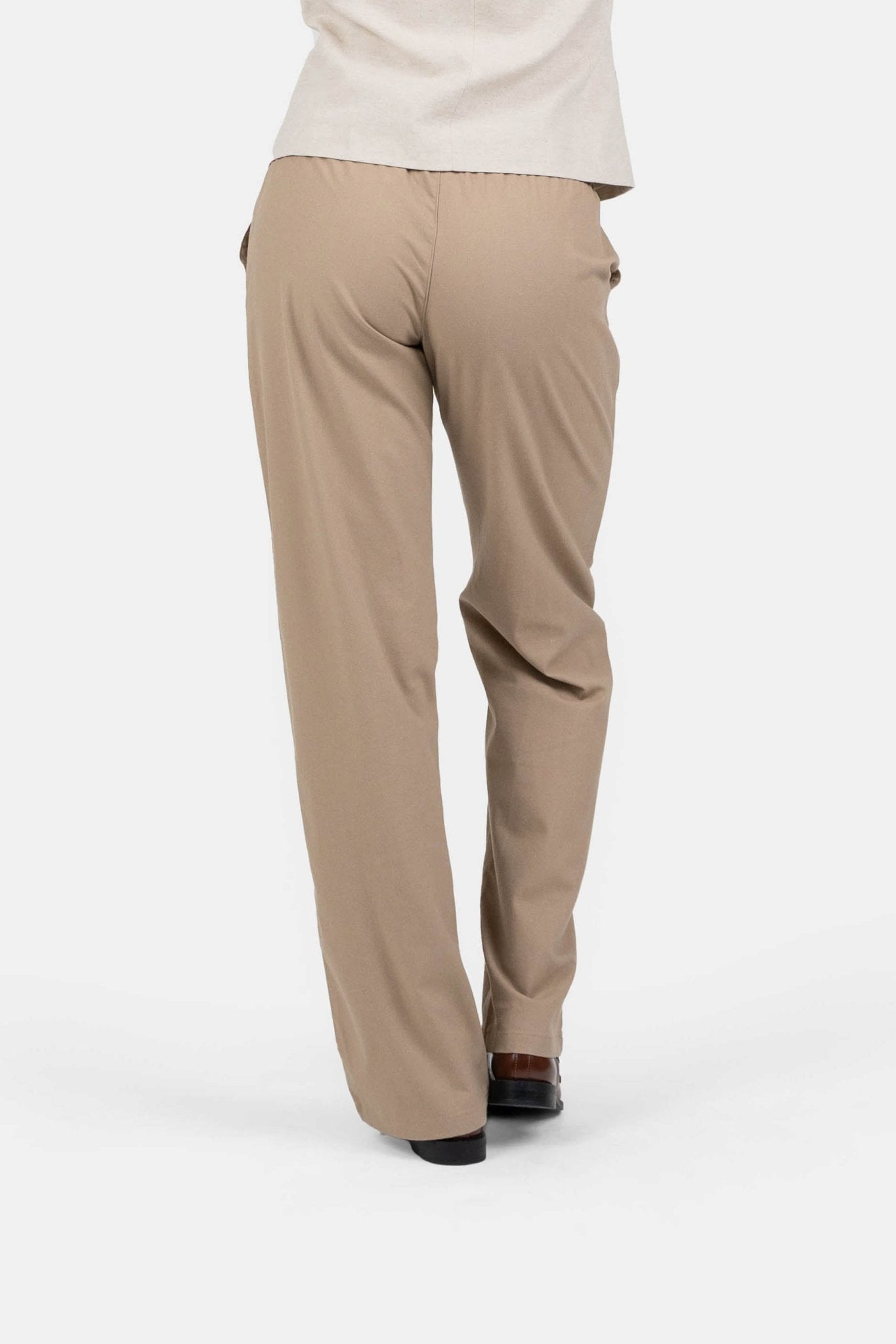 Heavyweight Hørbukser Lavtaljede Mokka |  Skagen-clothing.dk