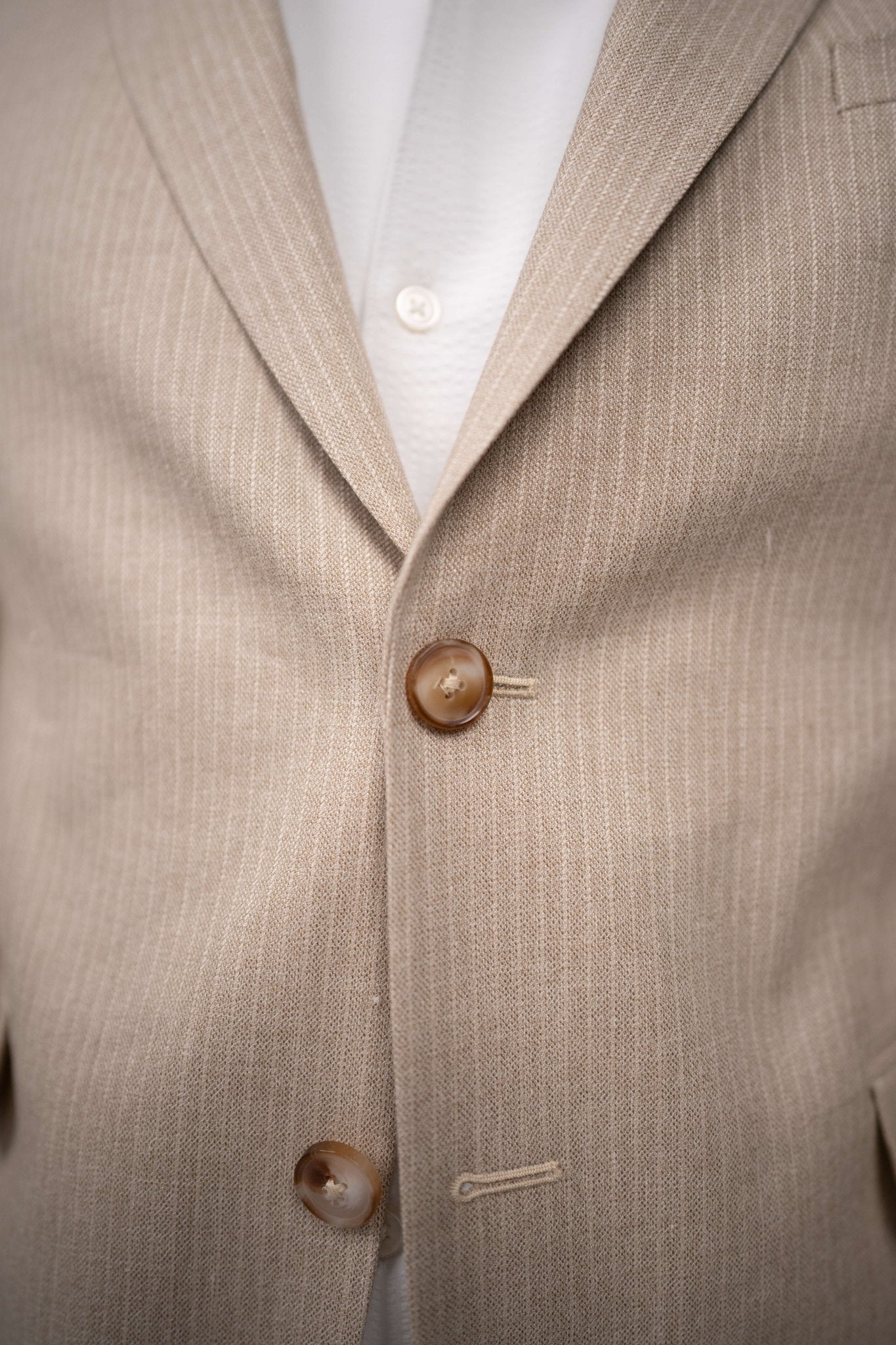 Hør Jakkesæt Beige |  Skagen-clothing.dk