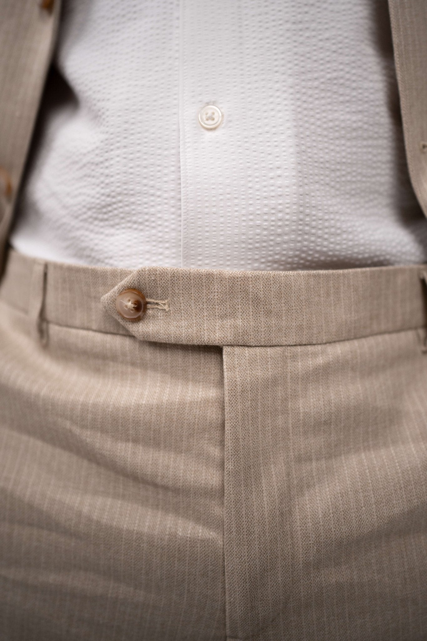 Hør Jakkesæt Beige |  Skagen-clothing.dk