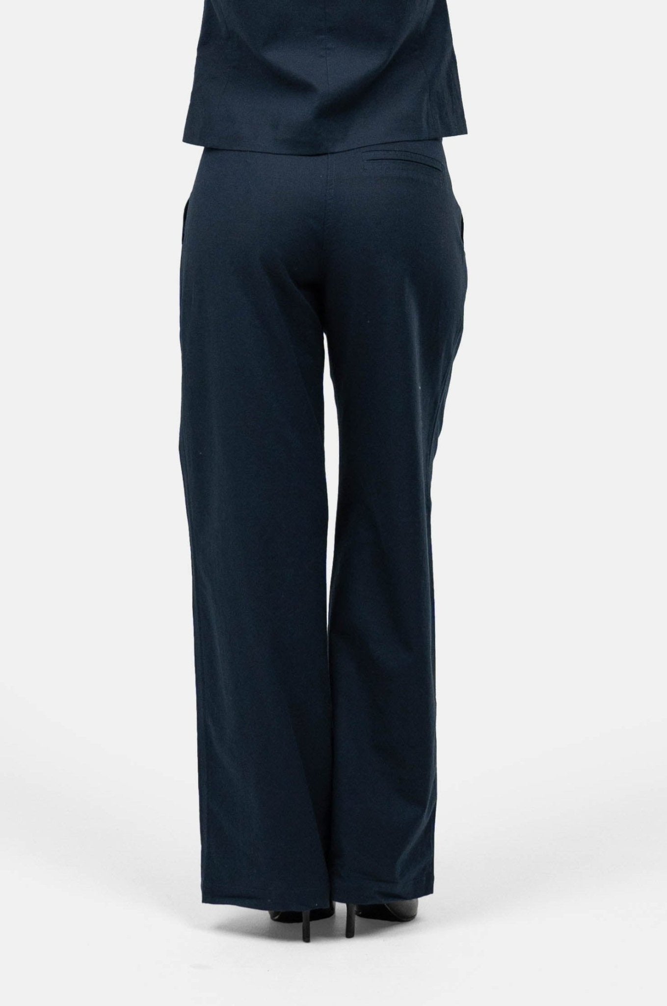 Hør Suitpants Navy |  Skagen-clothing.dk