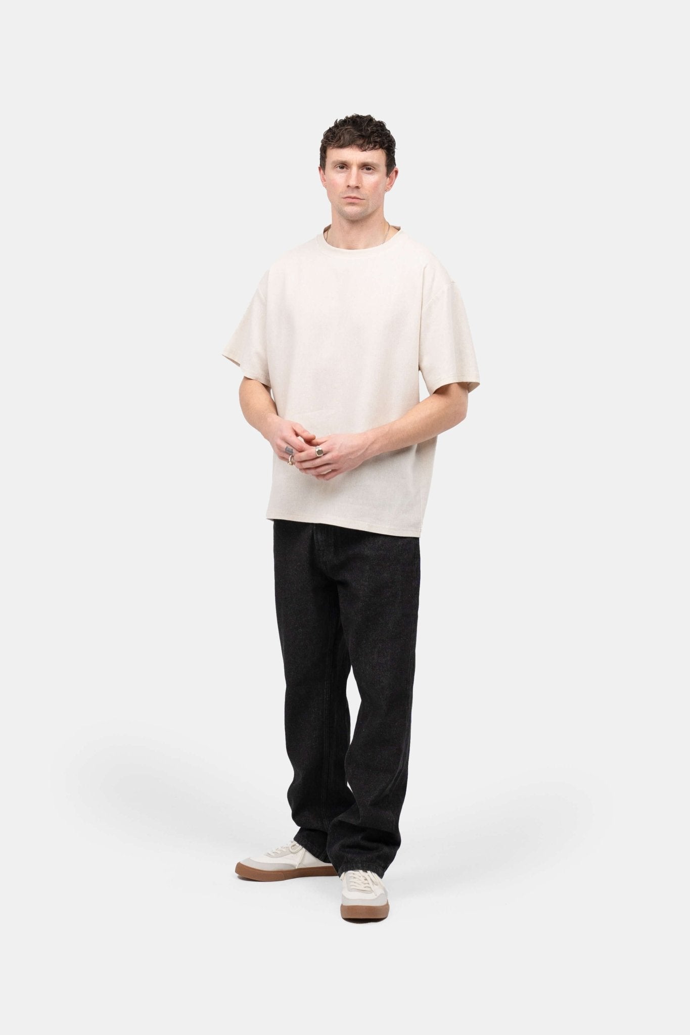 Hør T-shirt Beige |  Skagen-clothing.dk