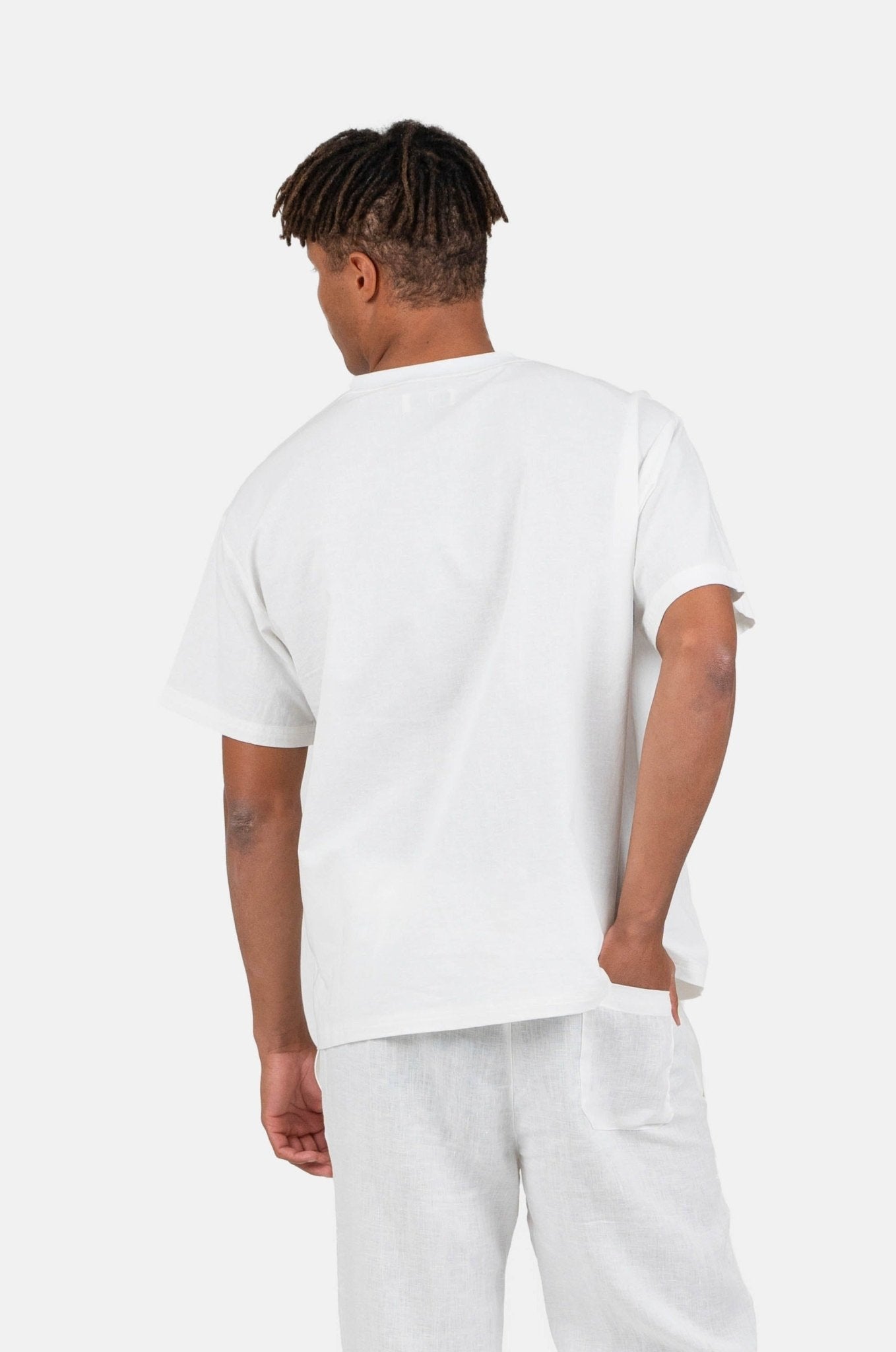 Hør T-shirt Hvid |  Skagen-clothing.dk