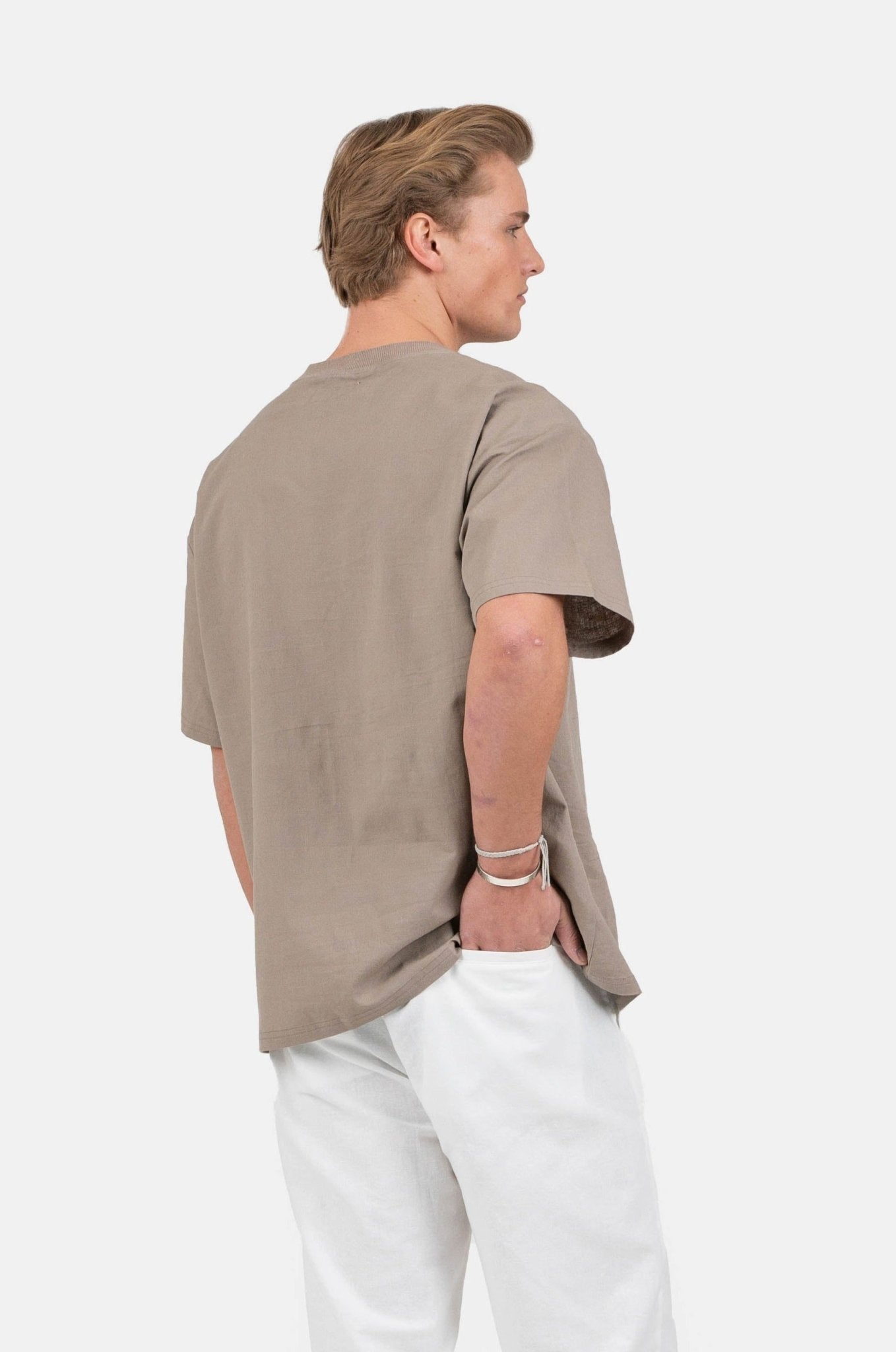 Hør T-shirt Mokka |  Skagen-clothing.dk