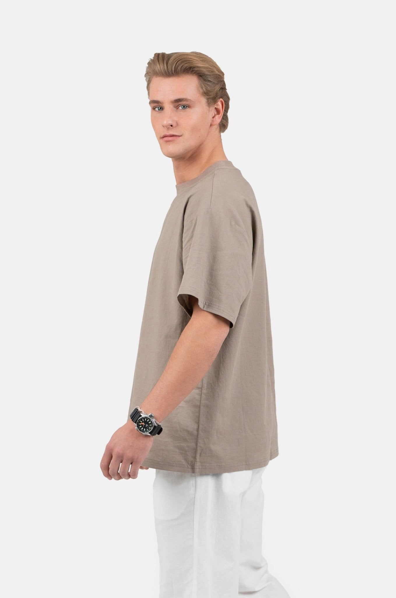 Hør T-shirt Mokka |  Skagen-clothing.dk