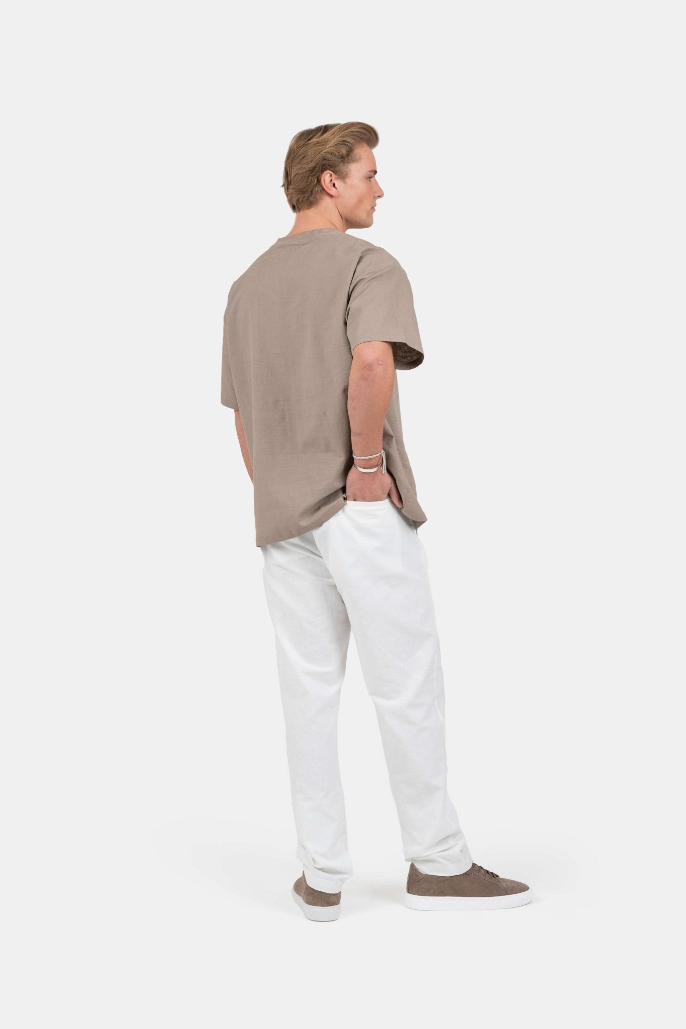Hør T-shirt Mokka |  Skagen-clothing.dk