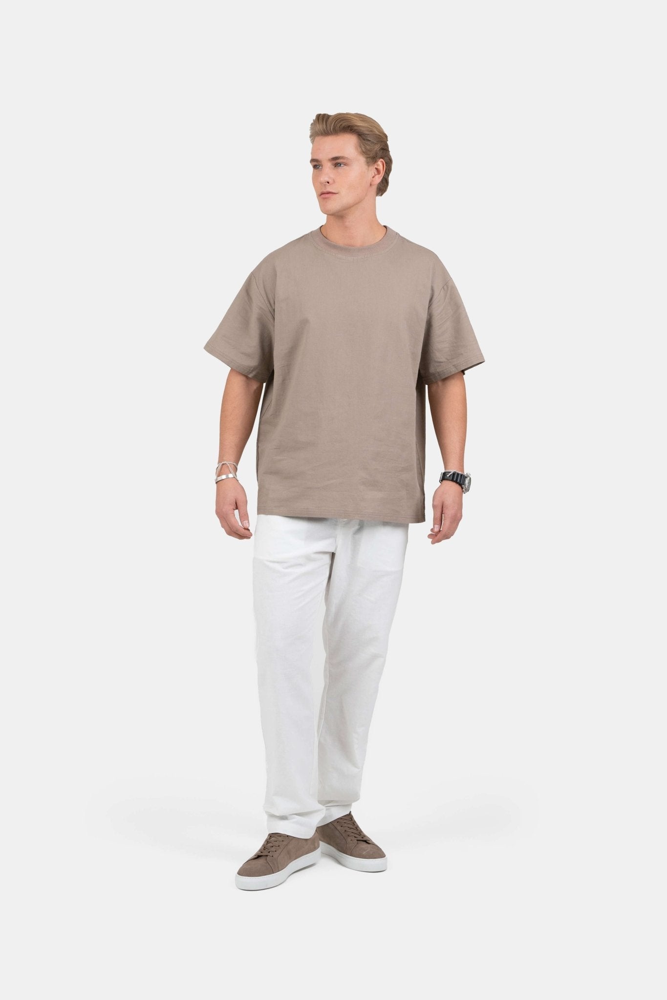 Hør T-shirt Mokka |  Skagen-clothing.dk