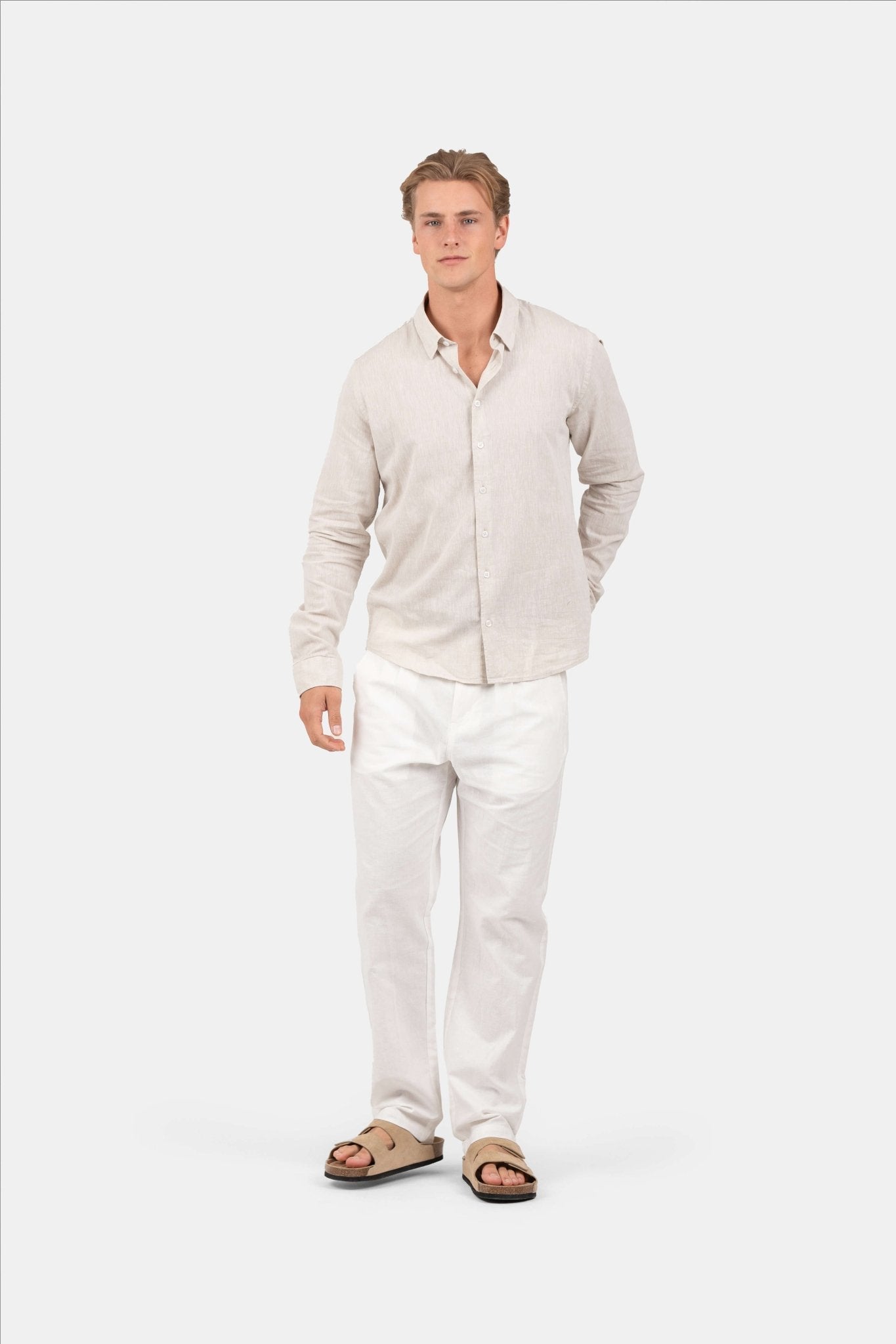 Hørbukser Hvid |  Skagen-clothing.dk