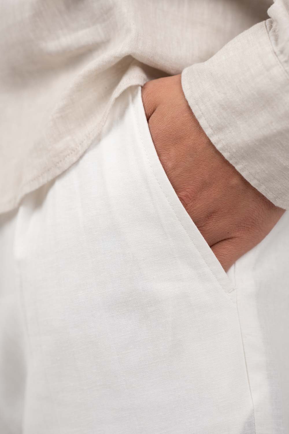 Hørbukser Hvid |  Skagen-clothing.dk