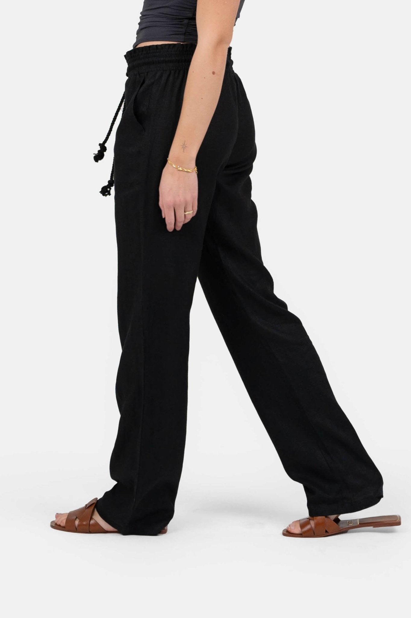 Hørbukser Lavtaljede Sort |  Skagen-clothing.dk