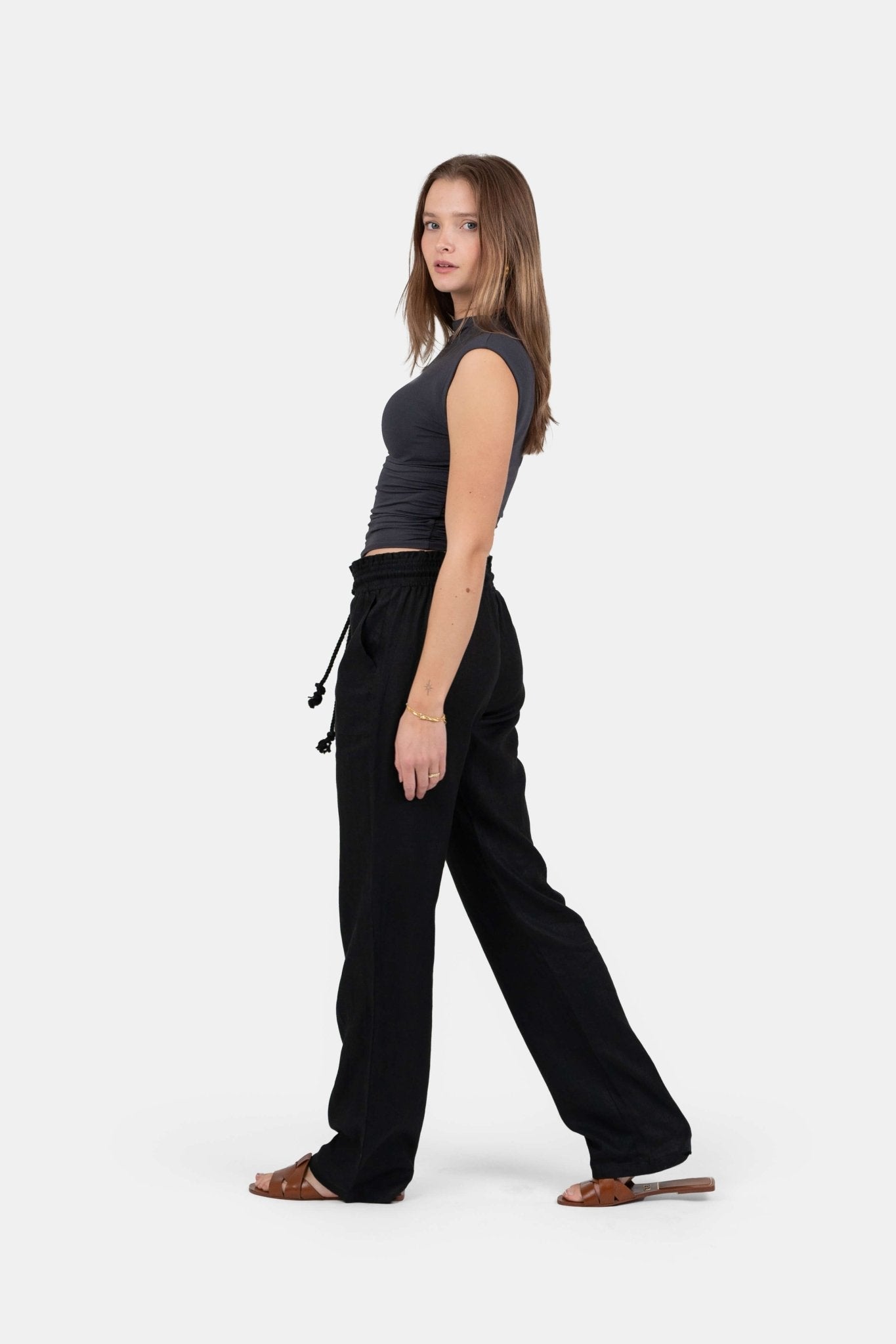 Hørbukser Lavtaljede Sort |  Skagen-clothing.dk