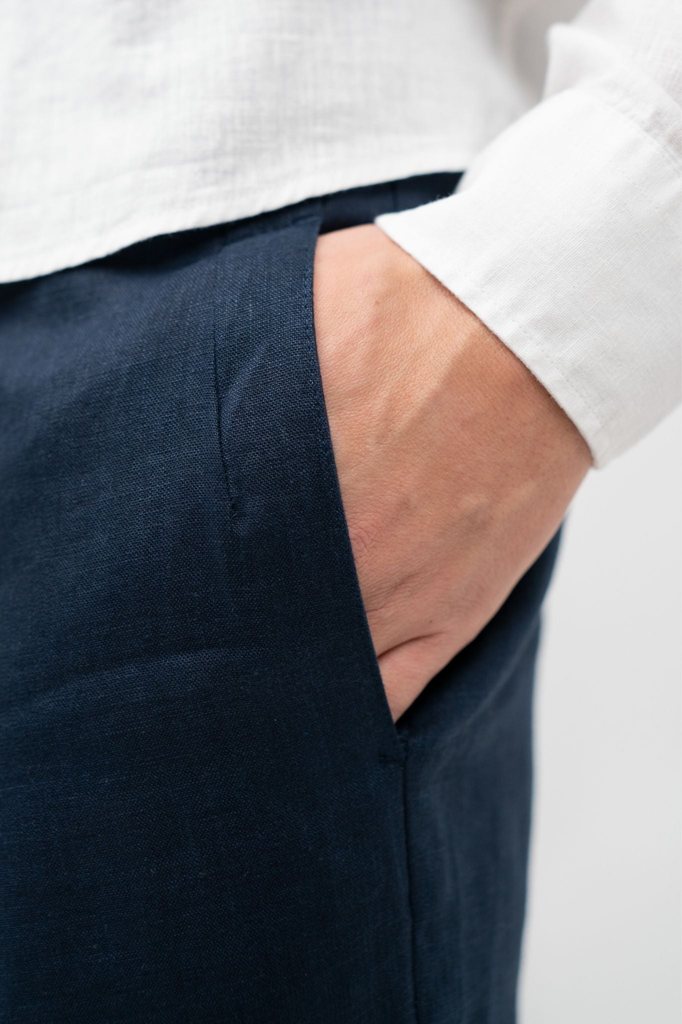 Hørbukser Navy |  Skagen-clothing.dk