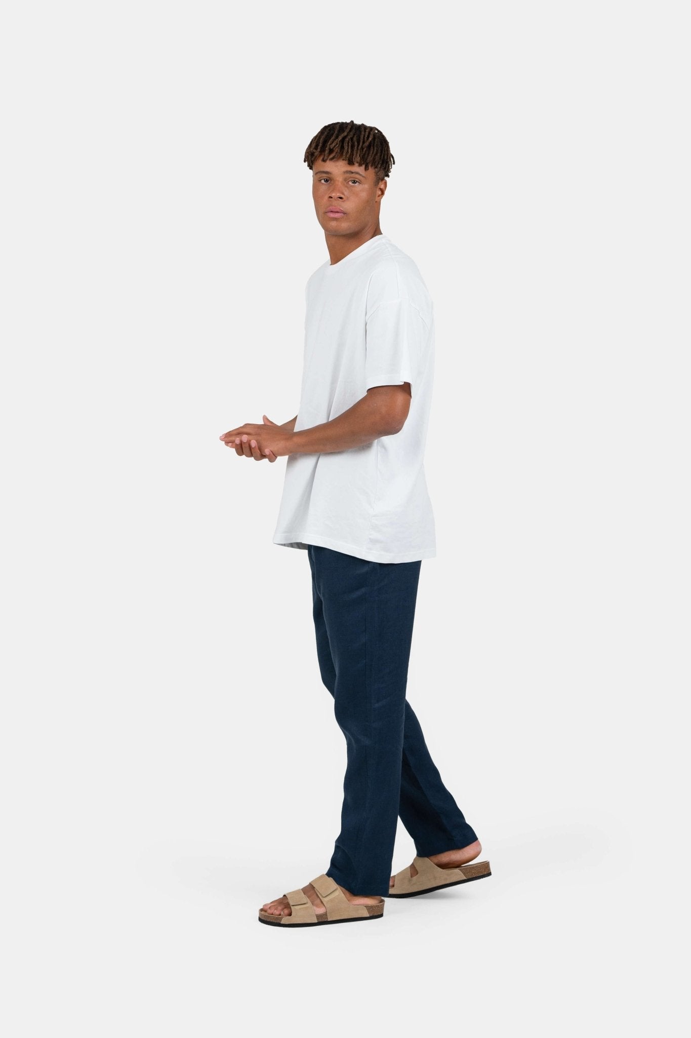 Hørbukser Navy |  Skagen-clothing.dk