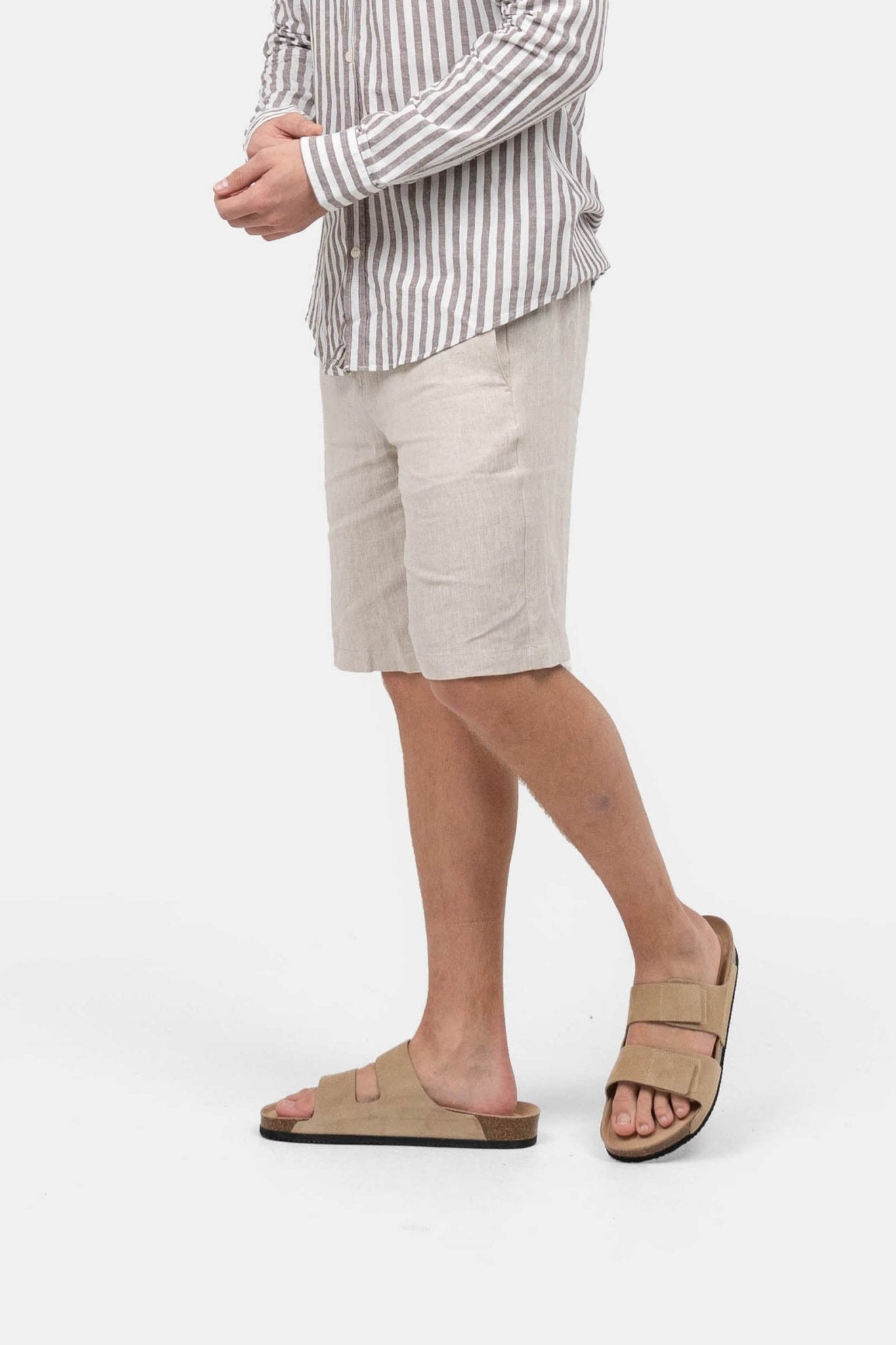 Hørshorts Beige |  Skagen-clothing.dk