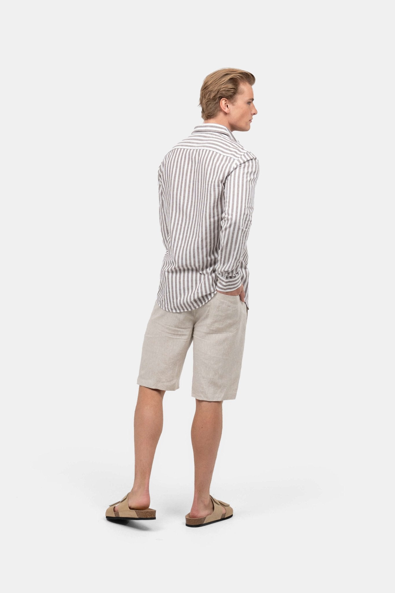 Hørshorts Beige |  Skagen-clothing.dk