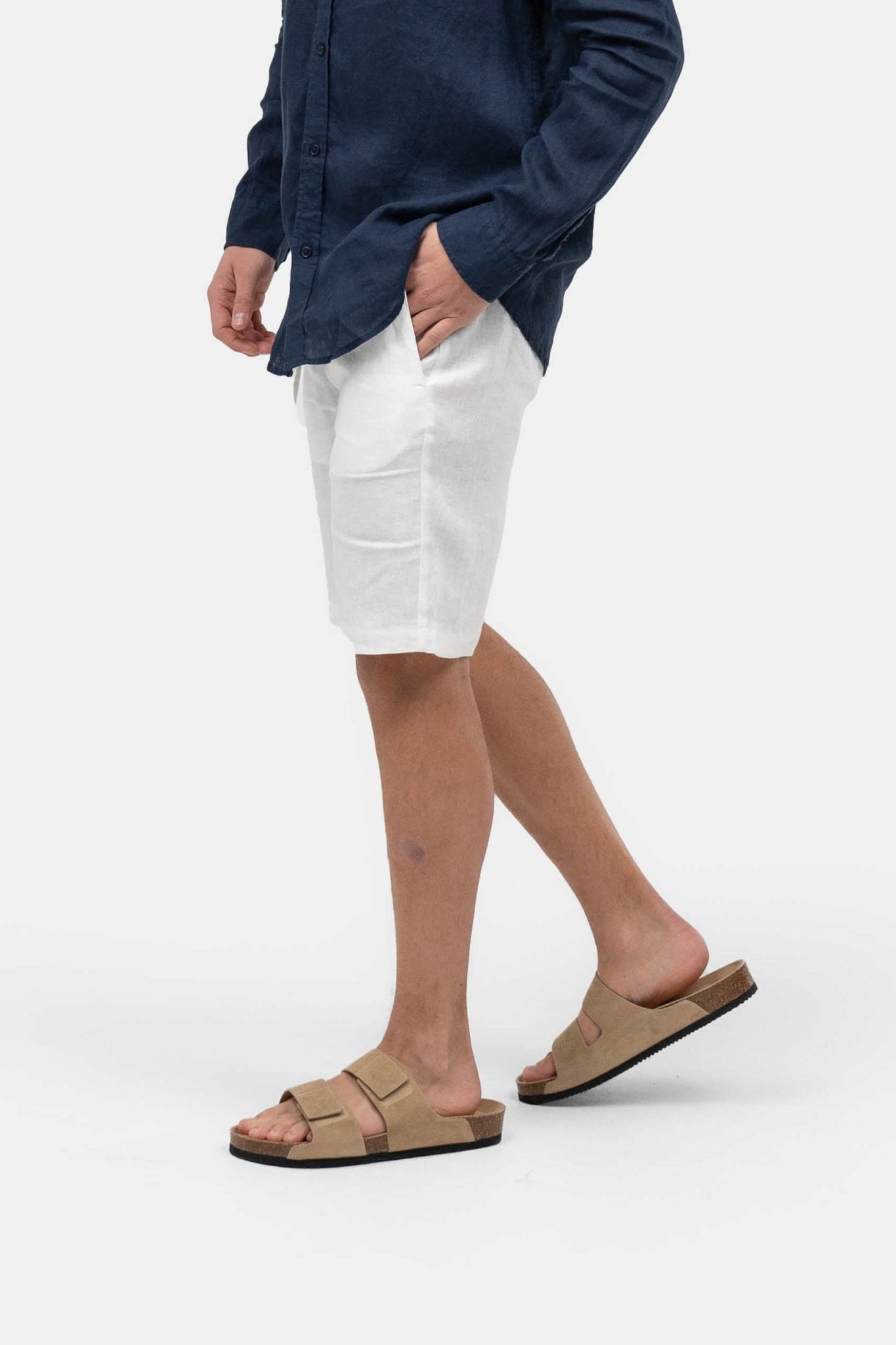 Hørshorts Hvid |  Skagen-clothing.dk