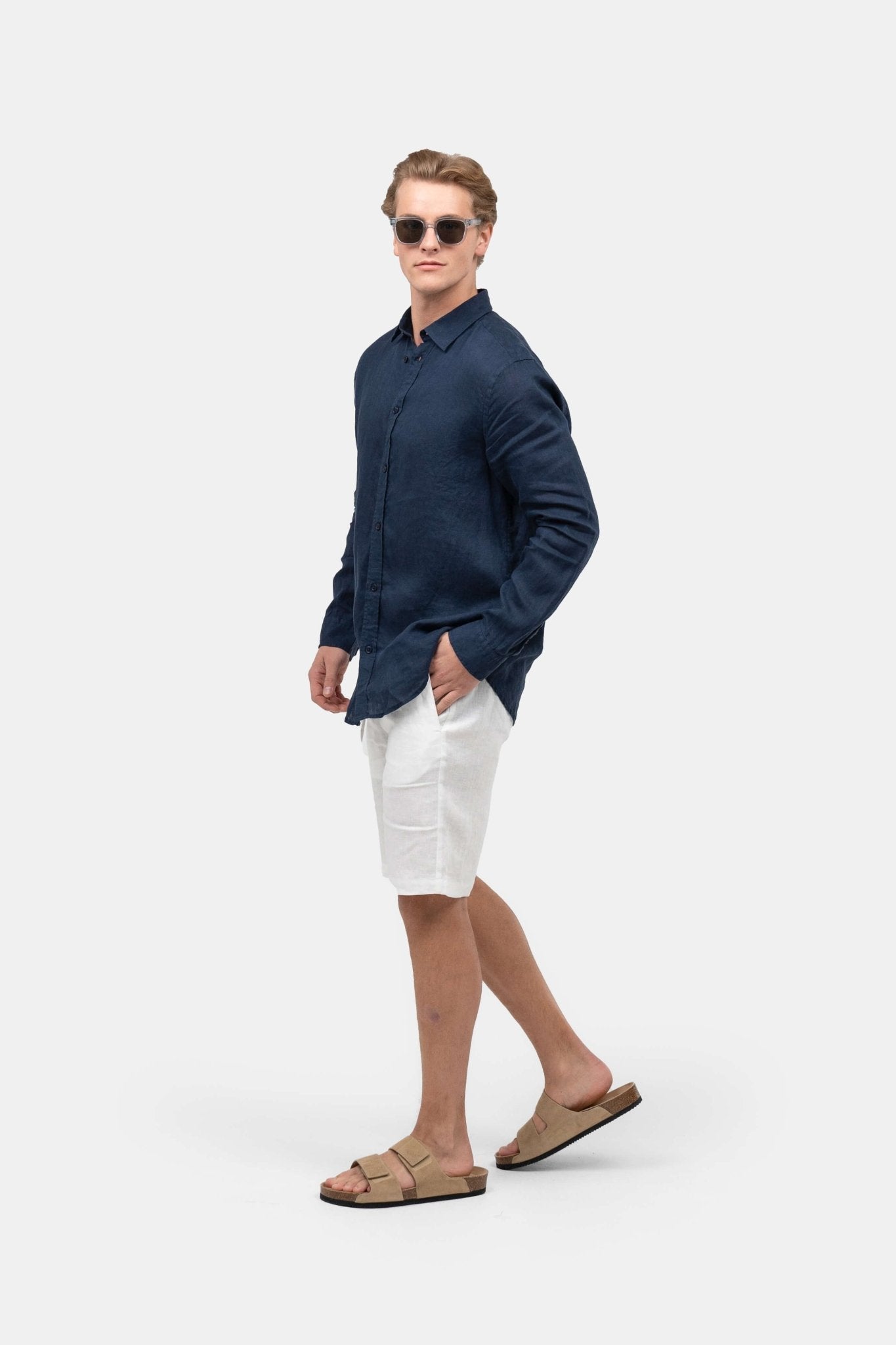 Hørshorts Hvid |  Skagen-clothing.dk