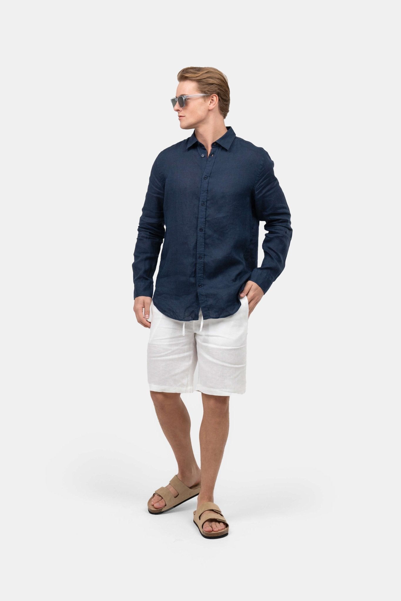 Hørshorts Hvid |  Skagen-clothing.dk