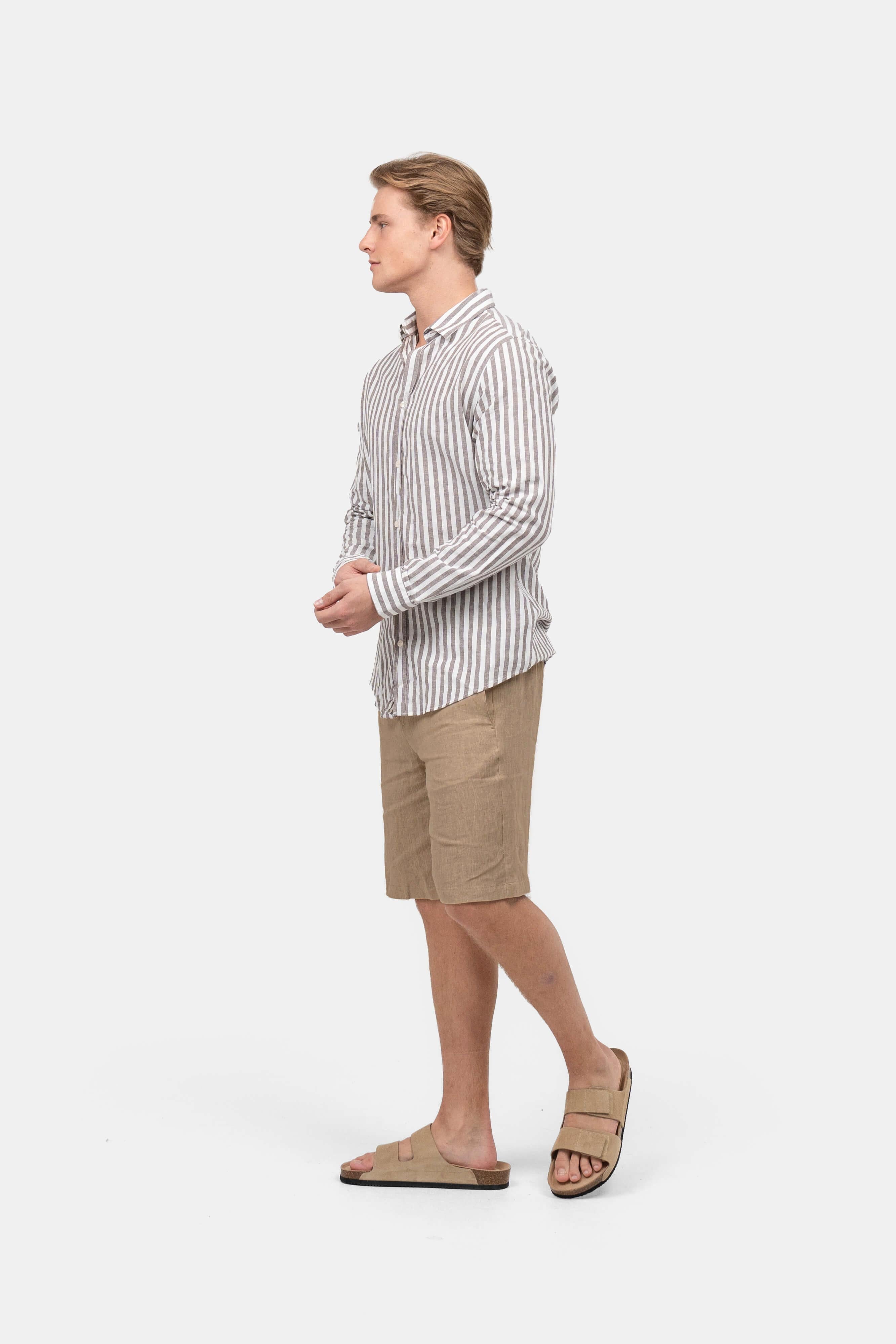 Hørshorts Mokka |  Skagen-clothing.dk