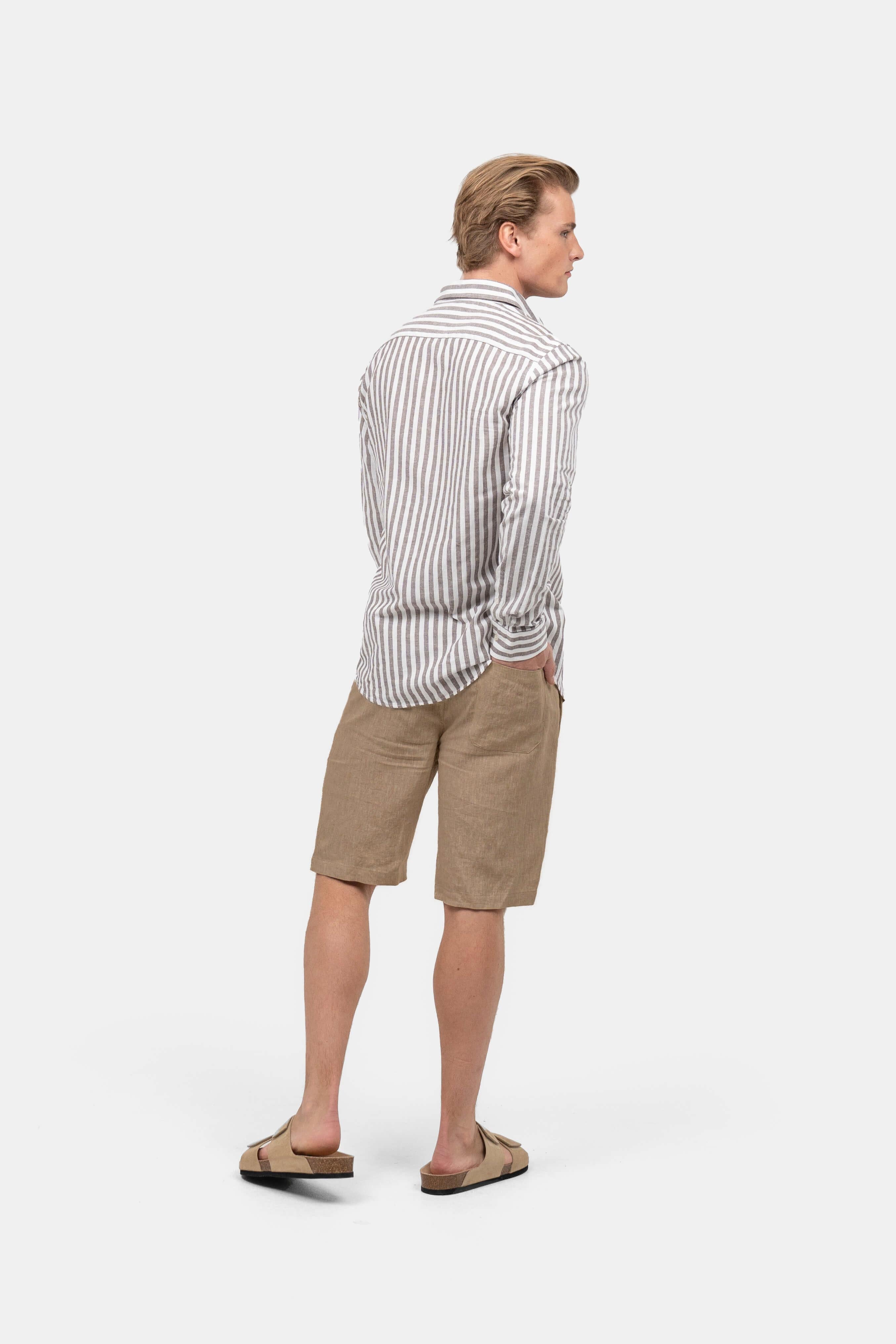 Hørshorts Mokka |  Skagen-clothing.dk