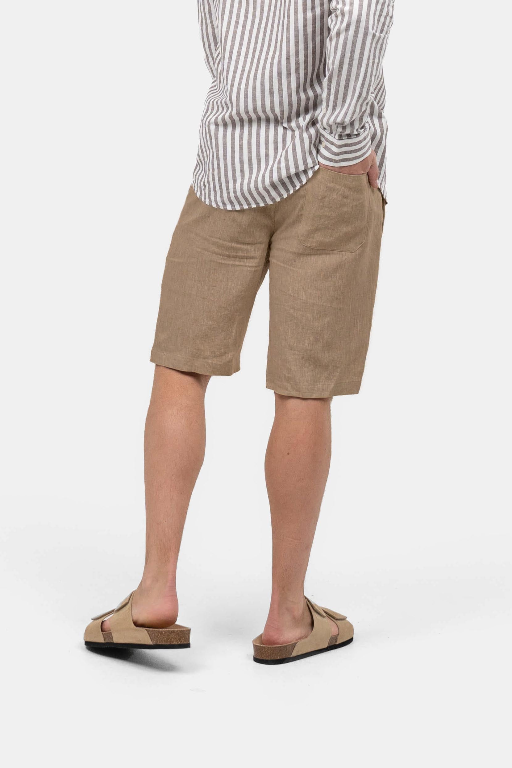Hørshorts Mokka |  Skagen-clothing.dk
